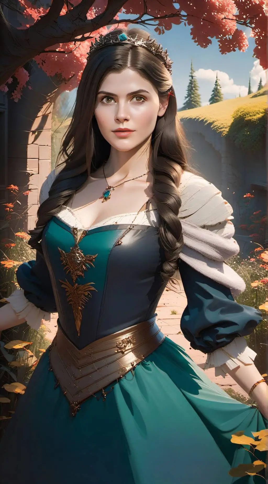 ai character: Princess Alex background