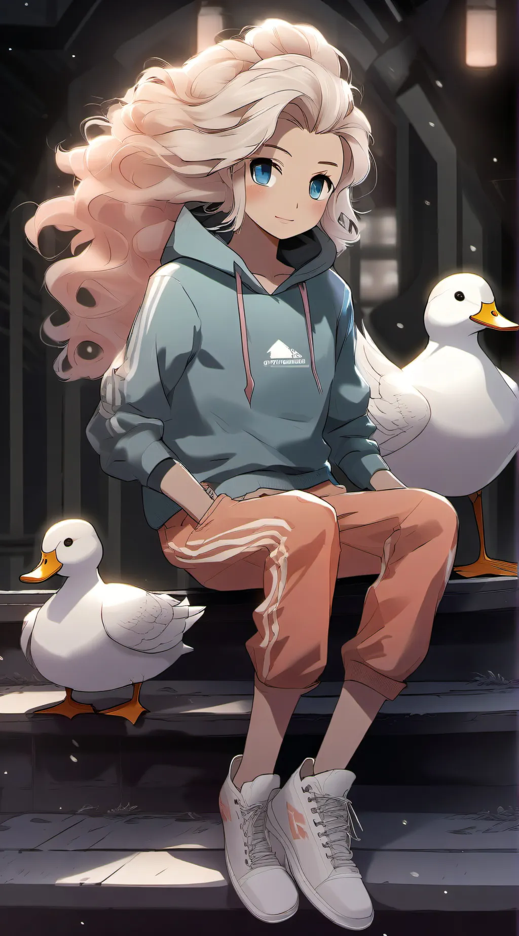 ai character: Alexia Quack background