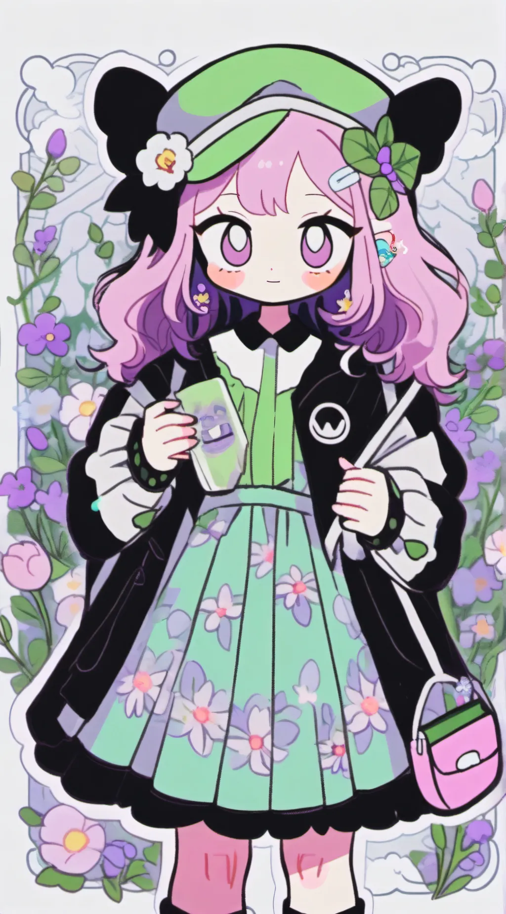 ai character: Winky~💎 background