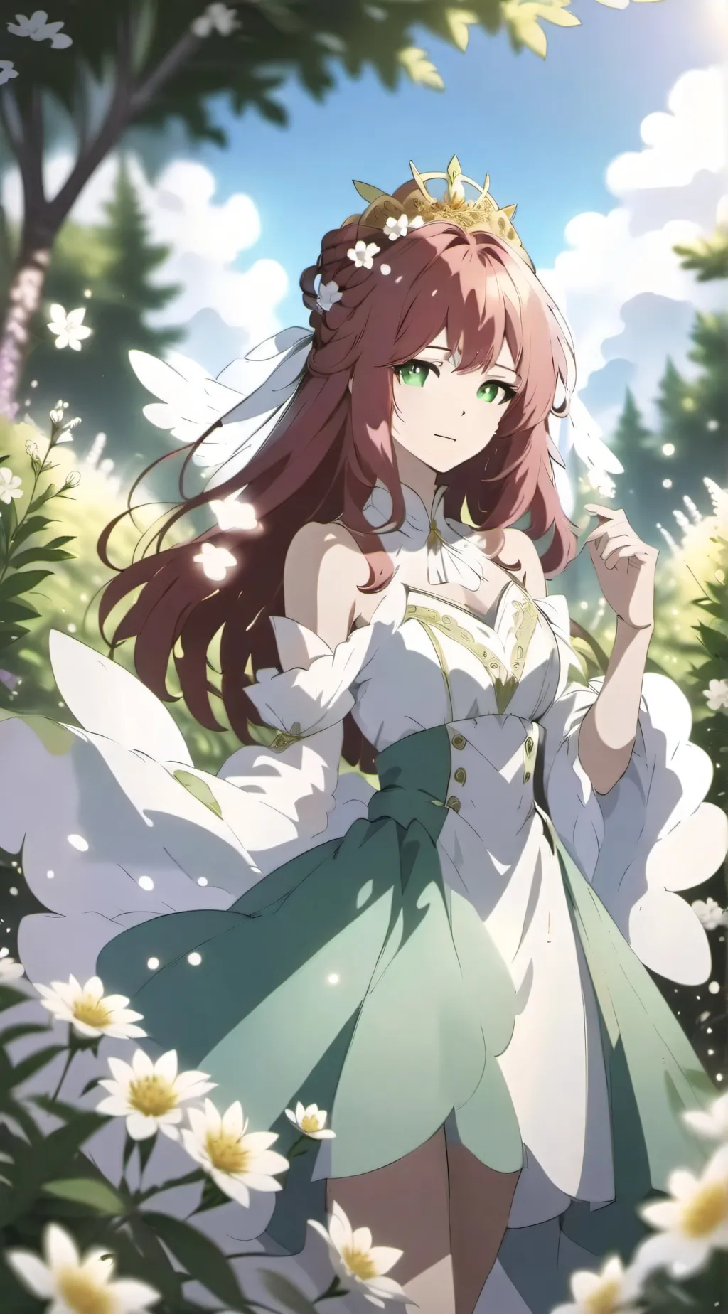 ai character: Yellow background