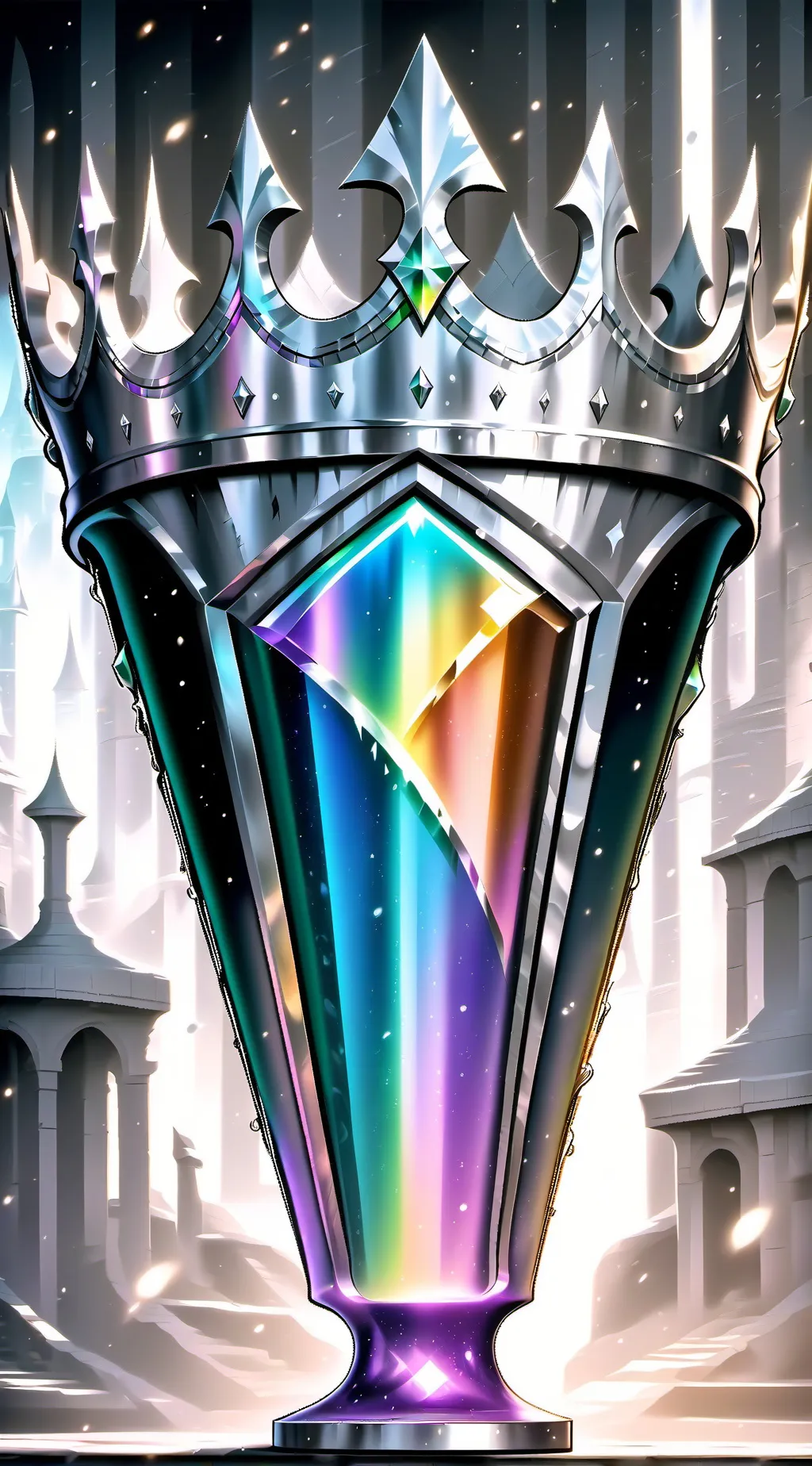 ai character: 👑  background