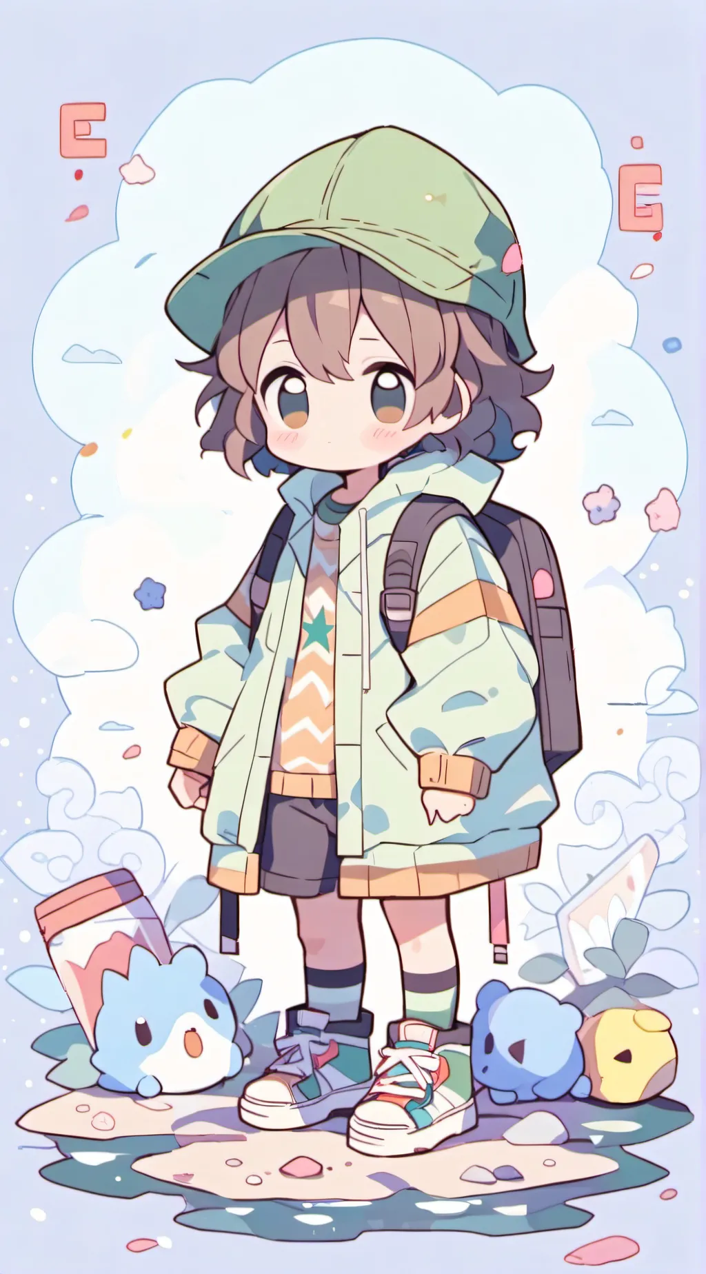 ai character: Stranger things s1 background