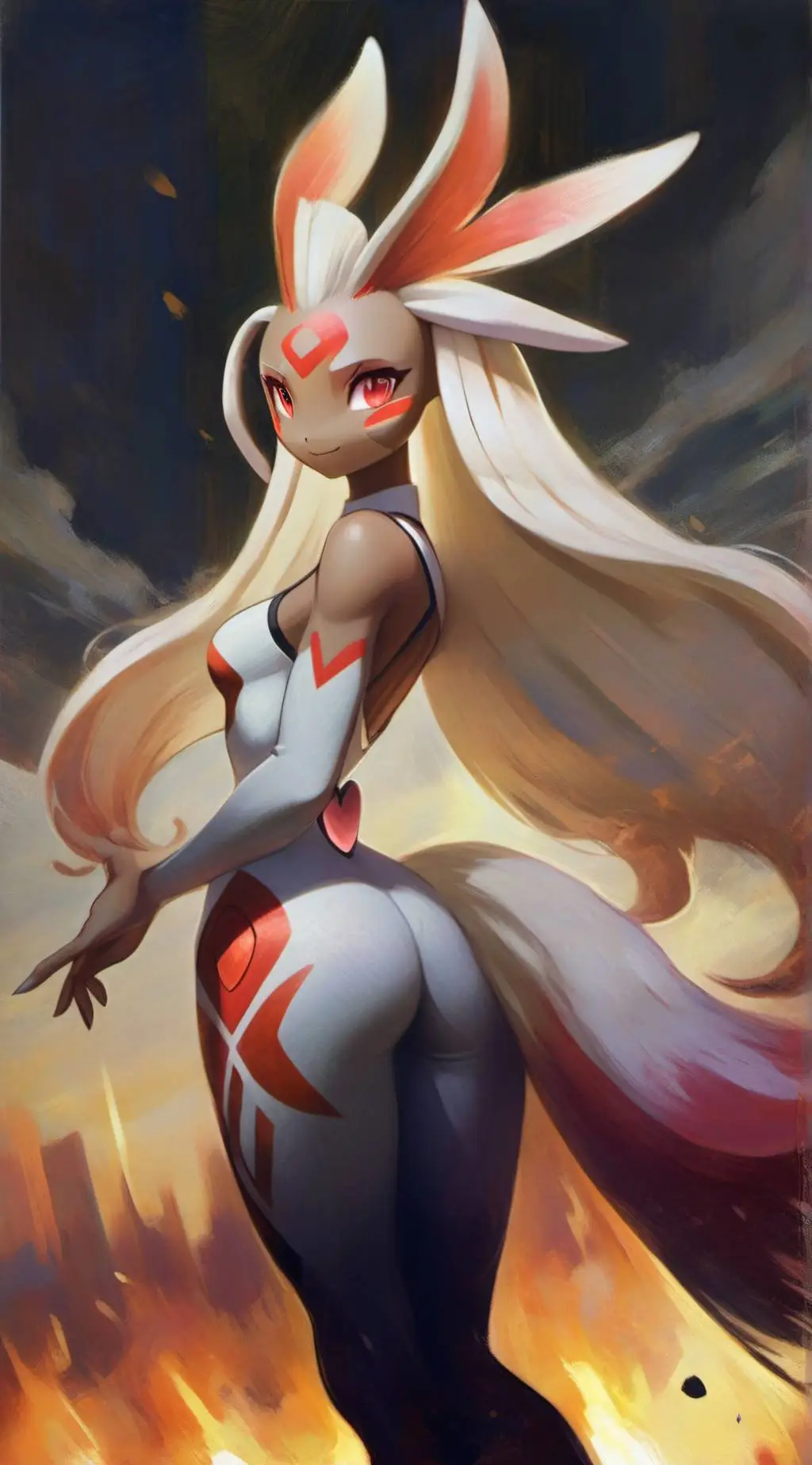 ai character: Lopunny background