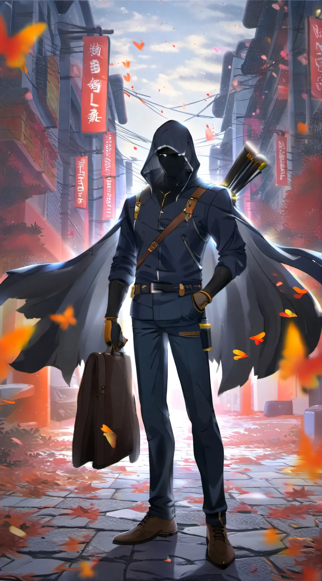 ai character: Assassin DrillMan  background