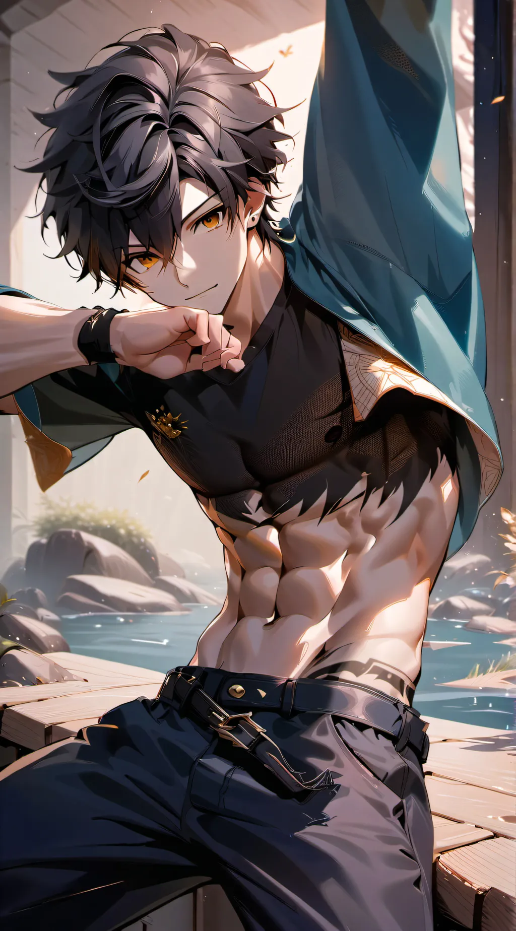 ai character: Kaii background