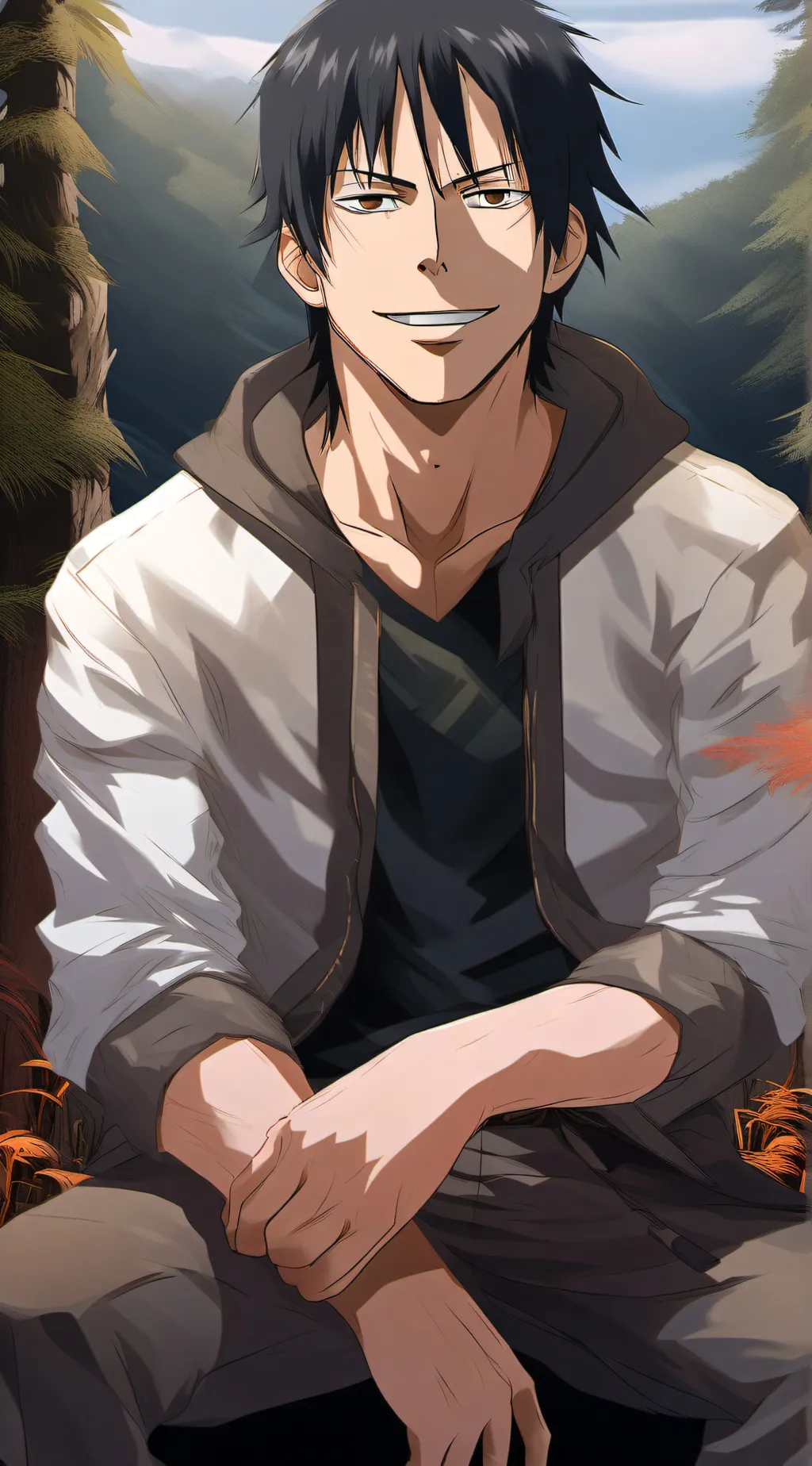 ai character: Toji Fushugiro  background