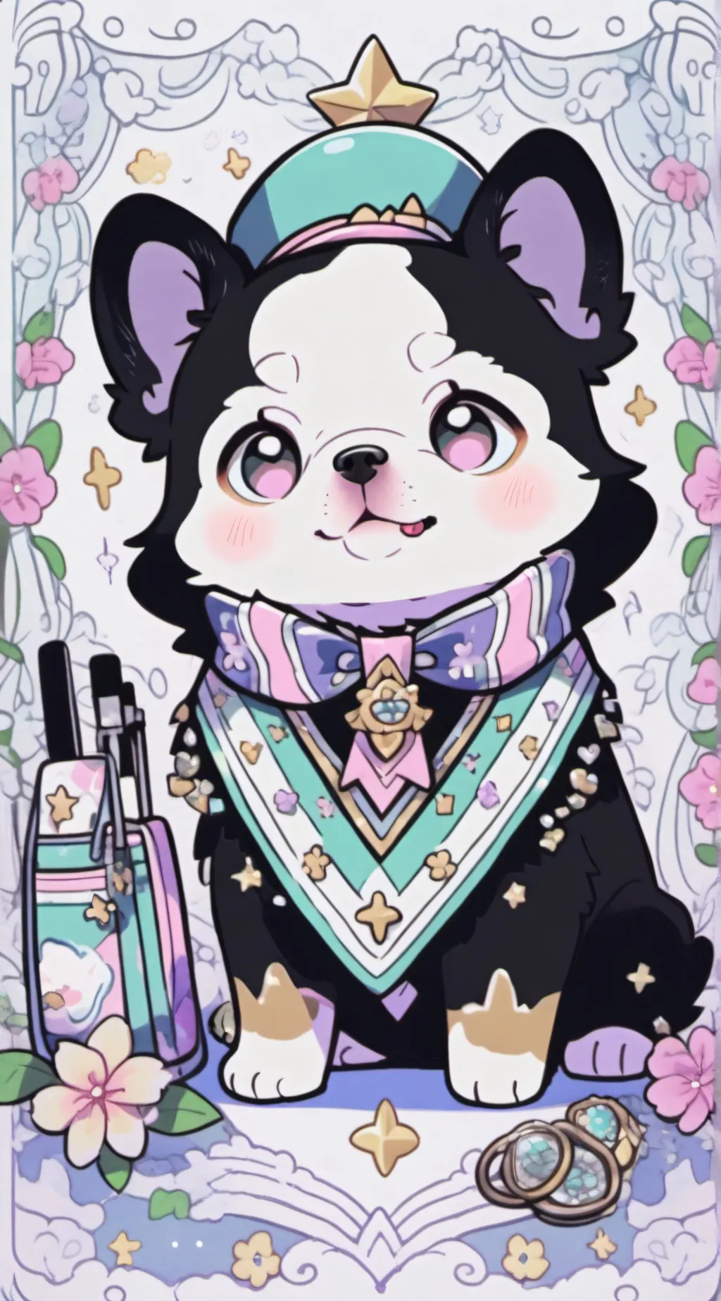 ai character: 🩵Skye🩵 background