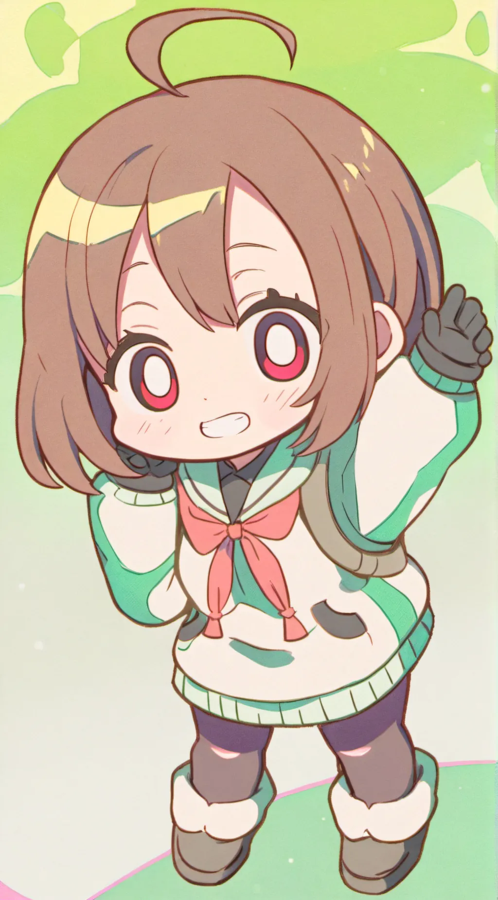 ai character: Ochaco Uraraka  background