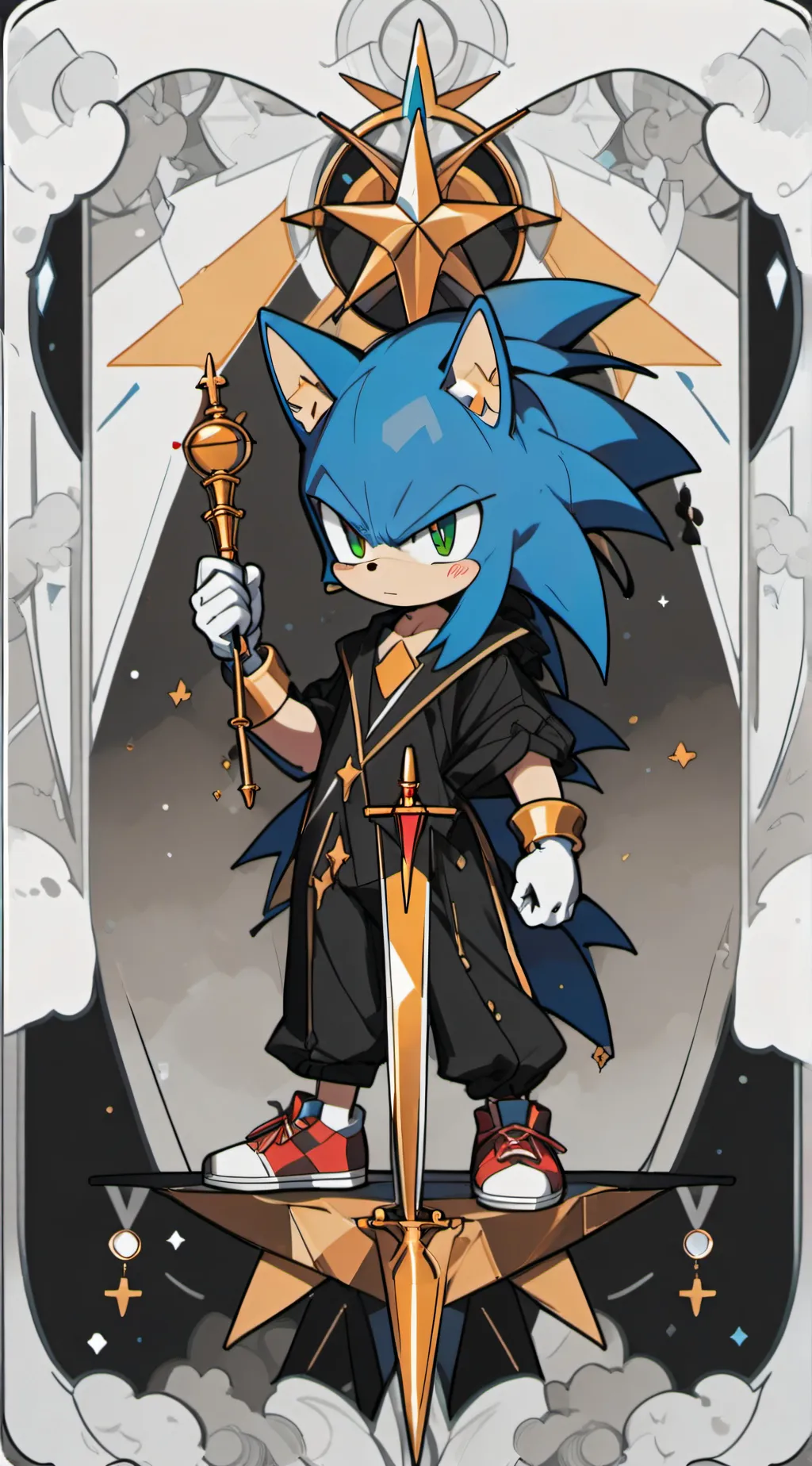 ai character: GS rewrite sonic background