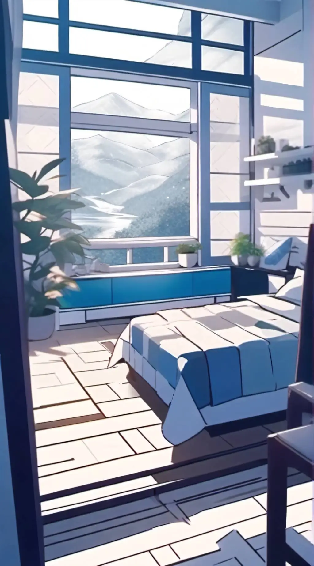 ai character: Fpe,tadc in ur hom background