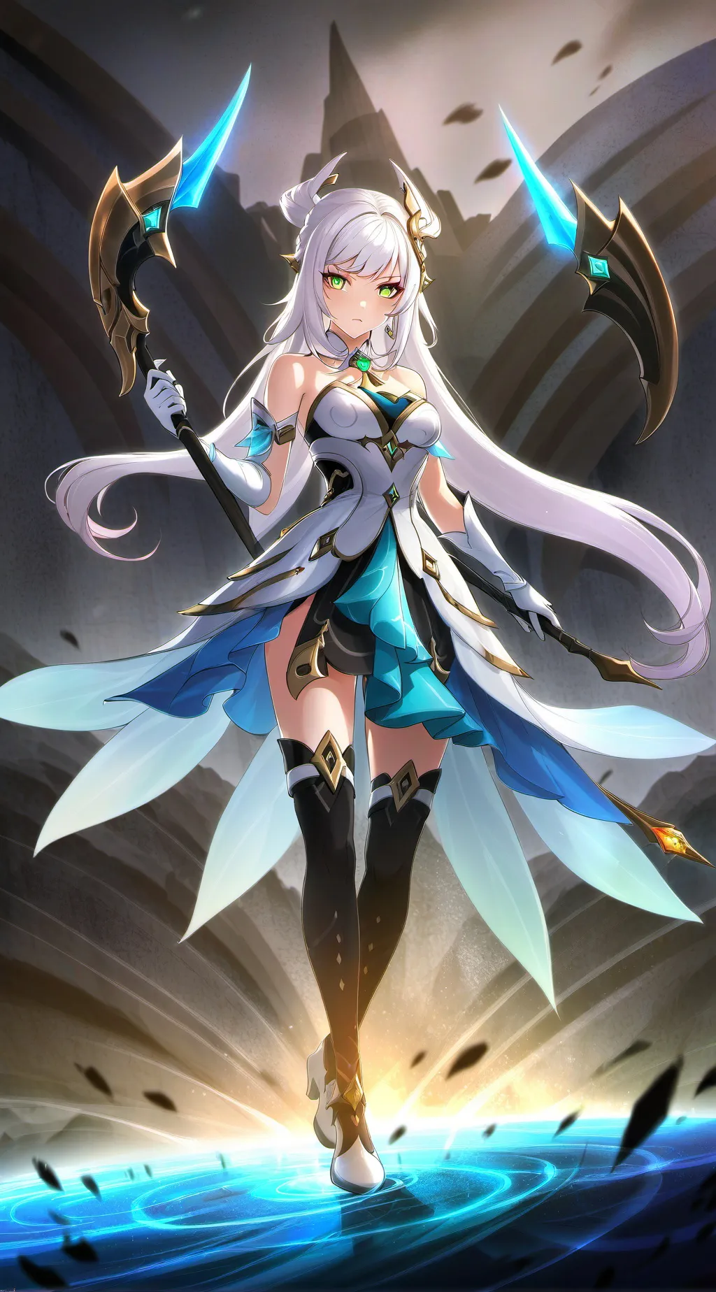 ai character: Mizuka background