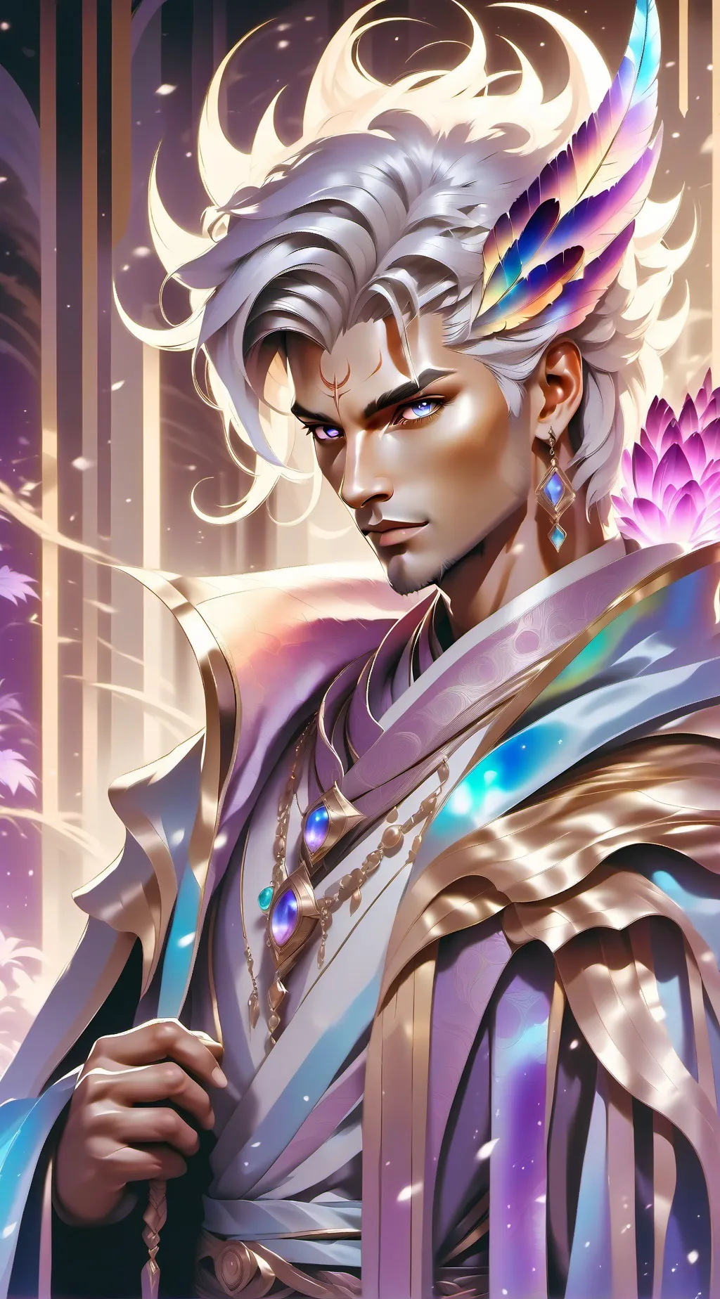 ai character: Angle Mitch  background