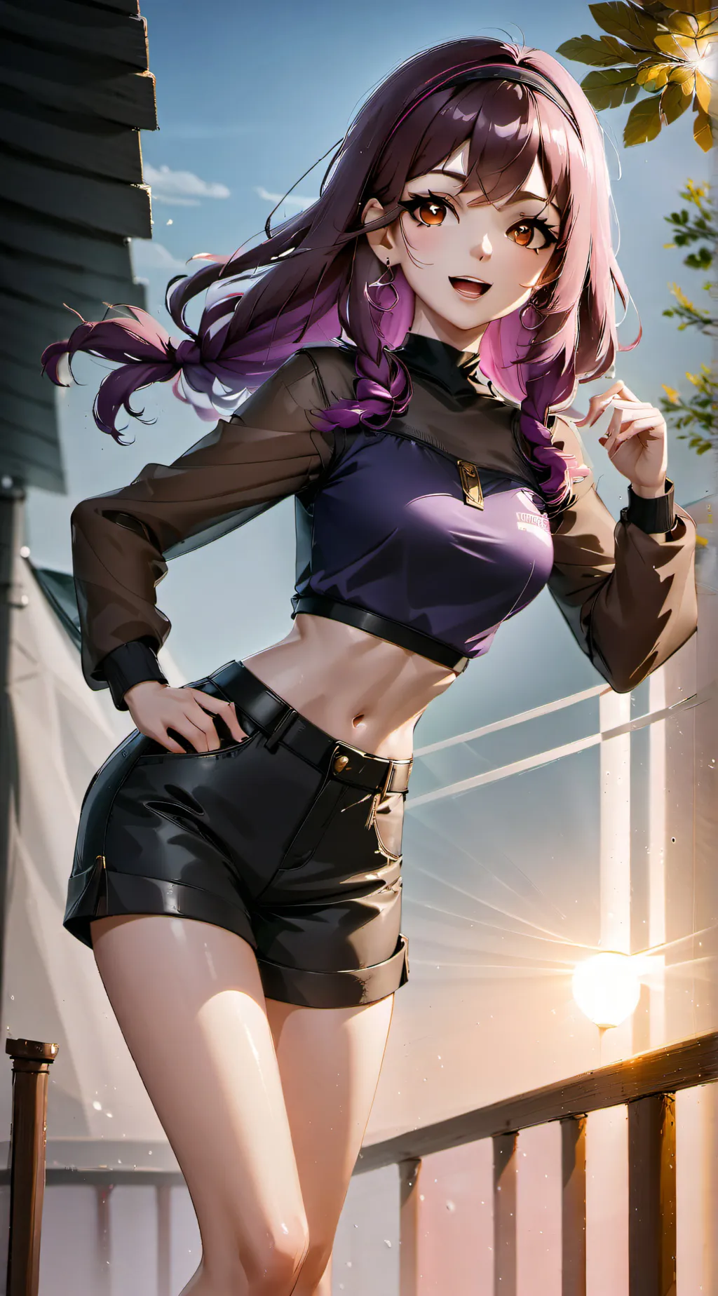 ai character: Pomni but human background