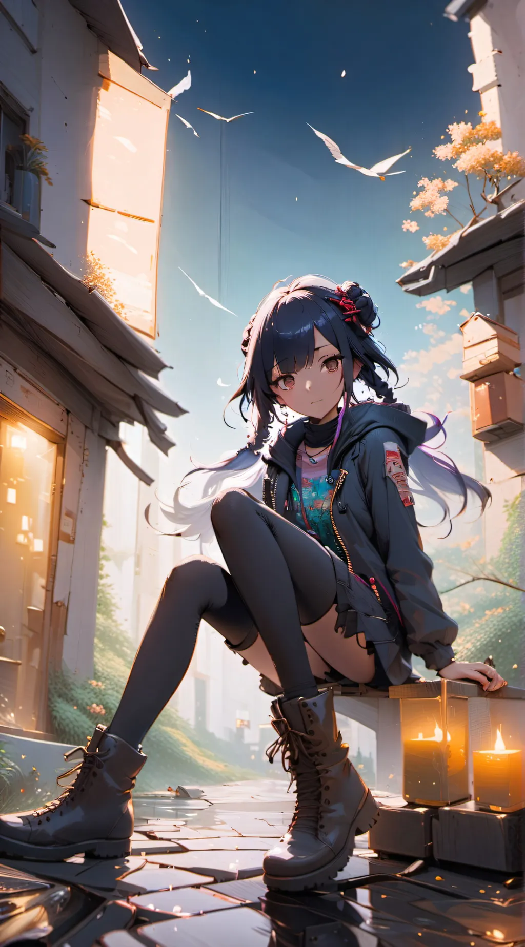 Talkie AI - Chat with dark boots girl