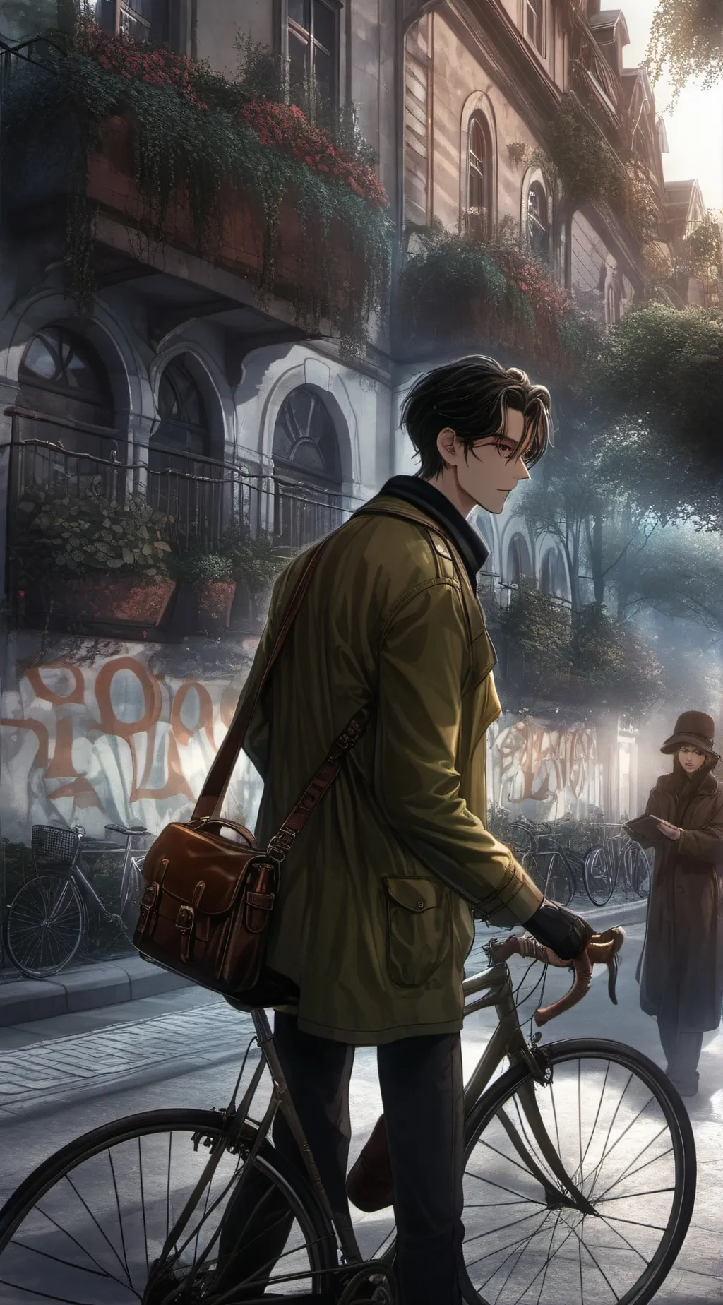 ai character: Sebastian  background