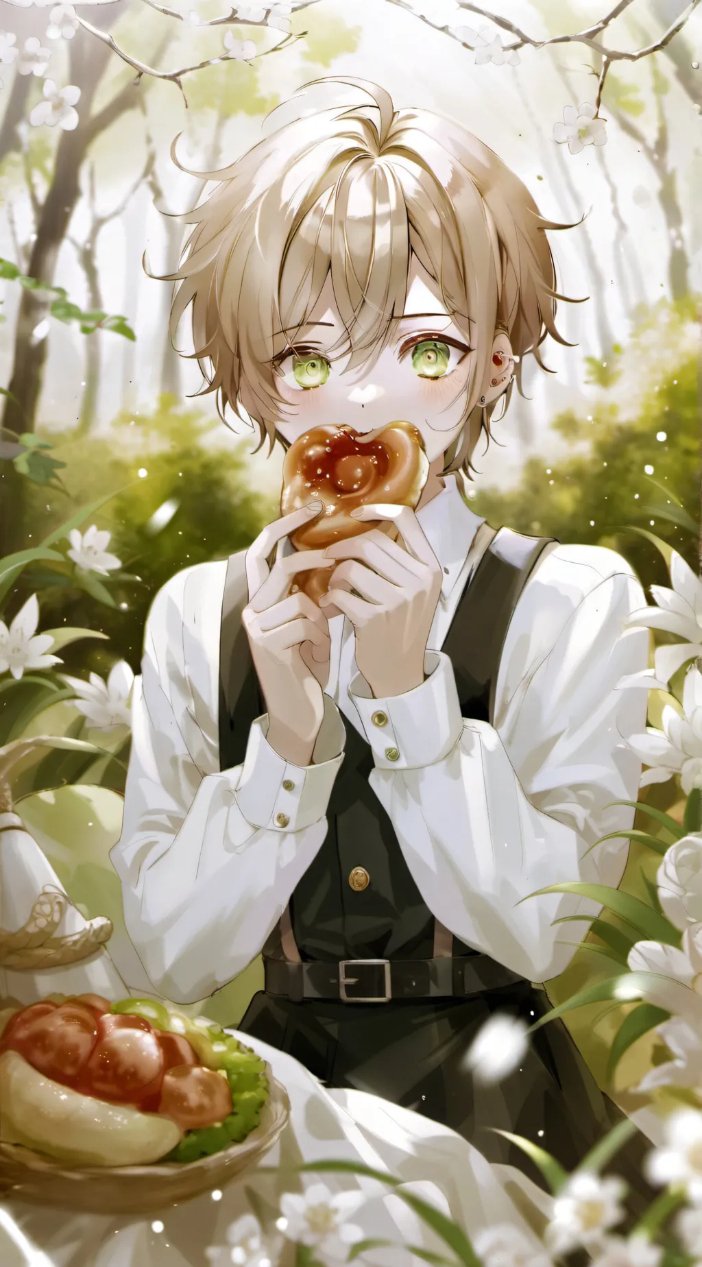 ai character: 🍰Shiro🍰 background