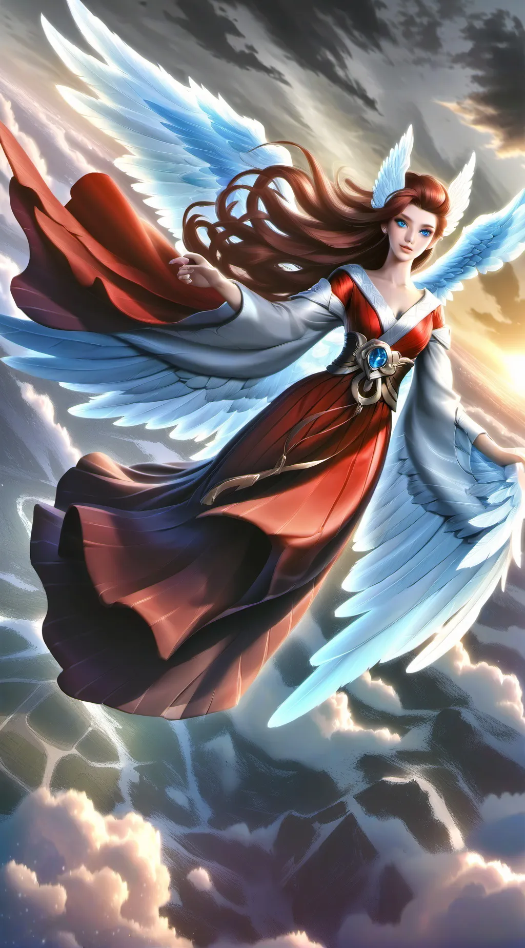 ai character: ( > ~ < ) background