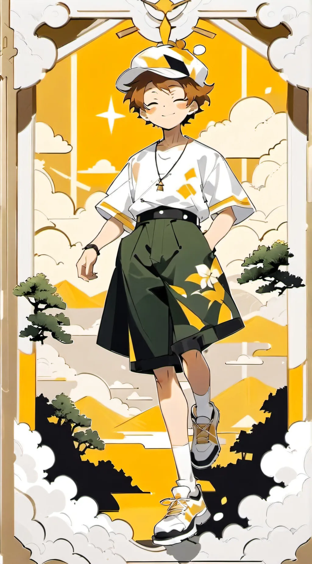 ai character: 🦭🐳Katsuma🐳🦭 background