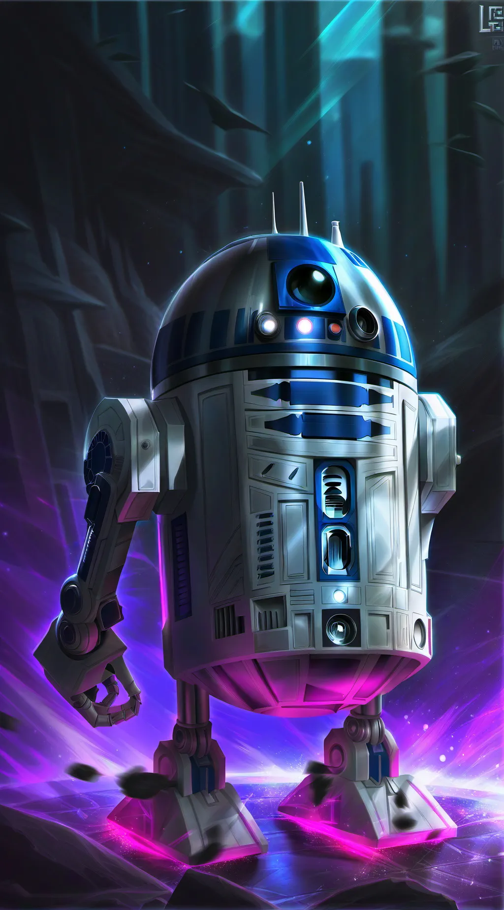 ai character: R2D2 background