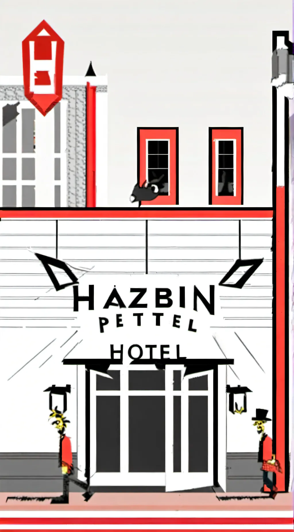 ai character: Hazbin Hotel background