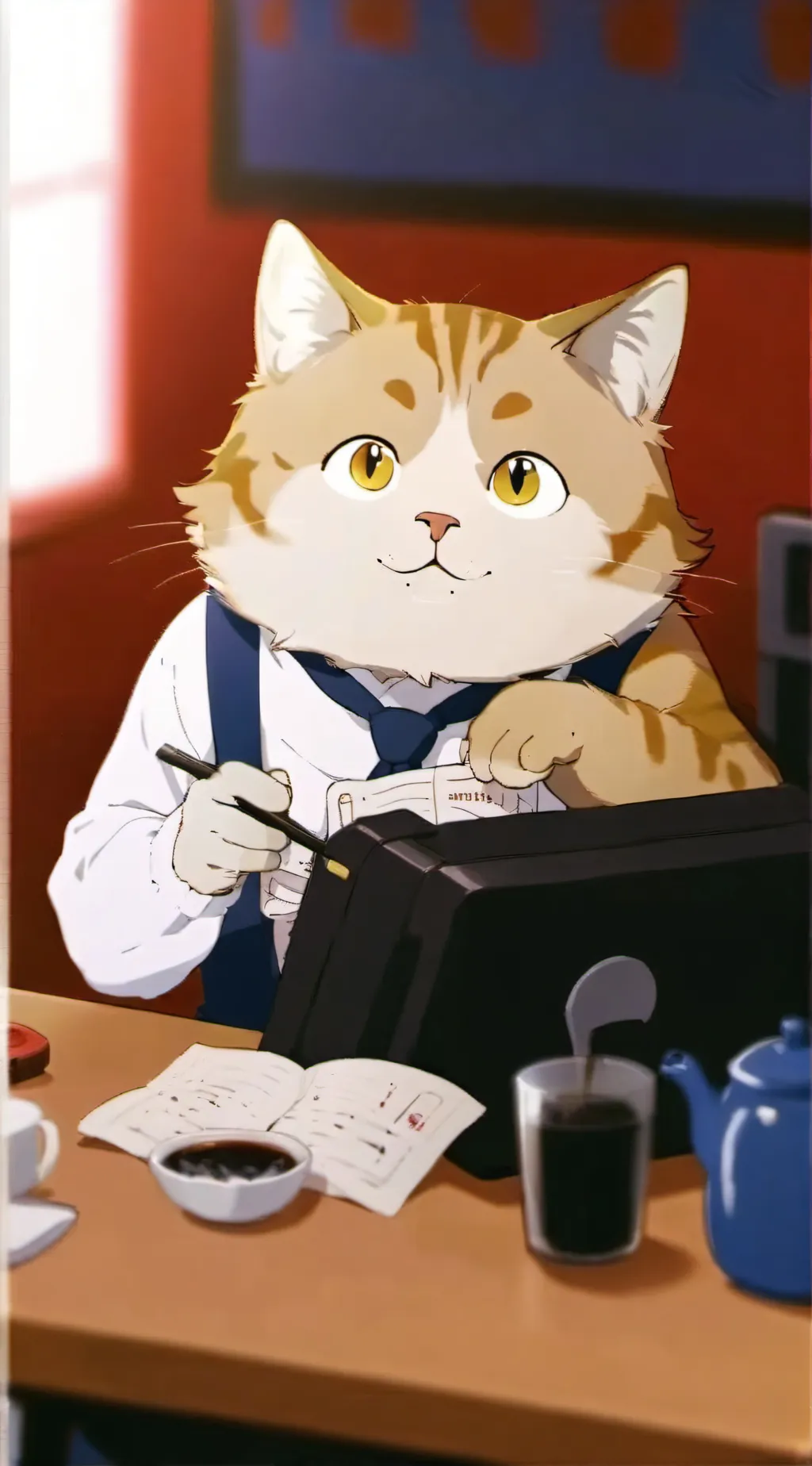 ai character: Tadc cats background