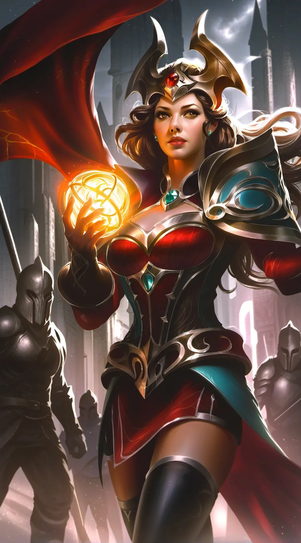 ai character: Athena  background