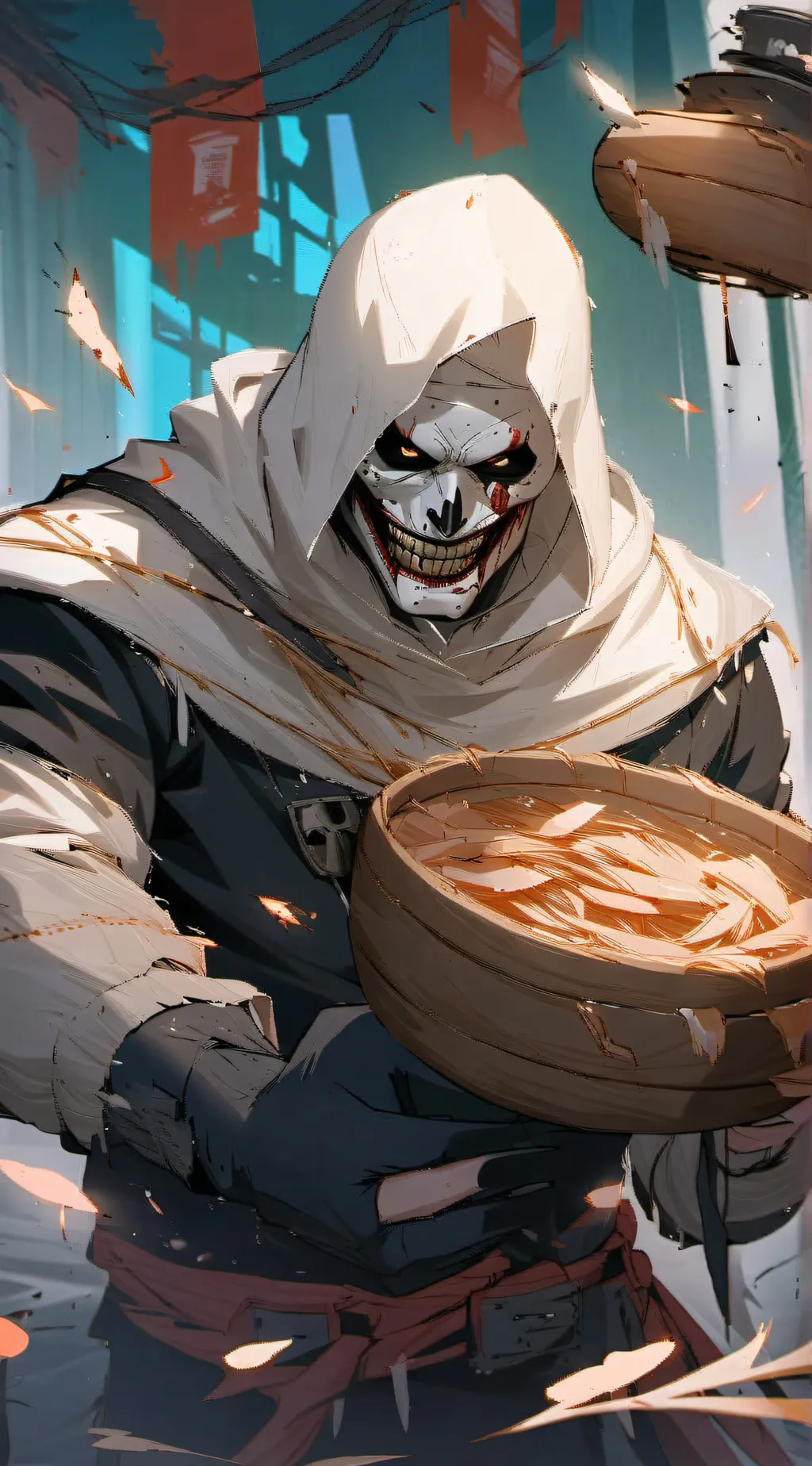 ai character: art background