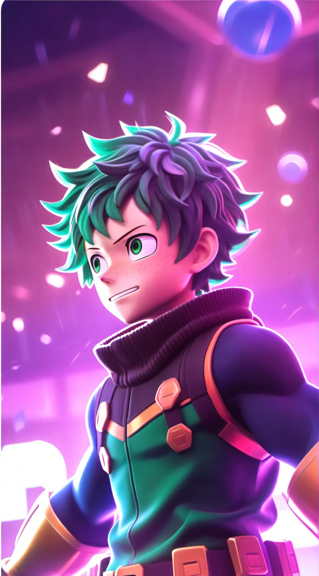 ai character: izuko midoria/deku background