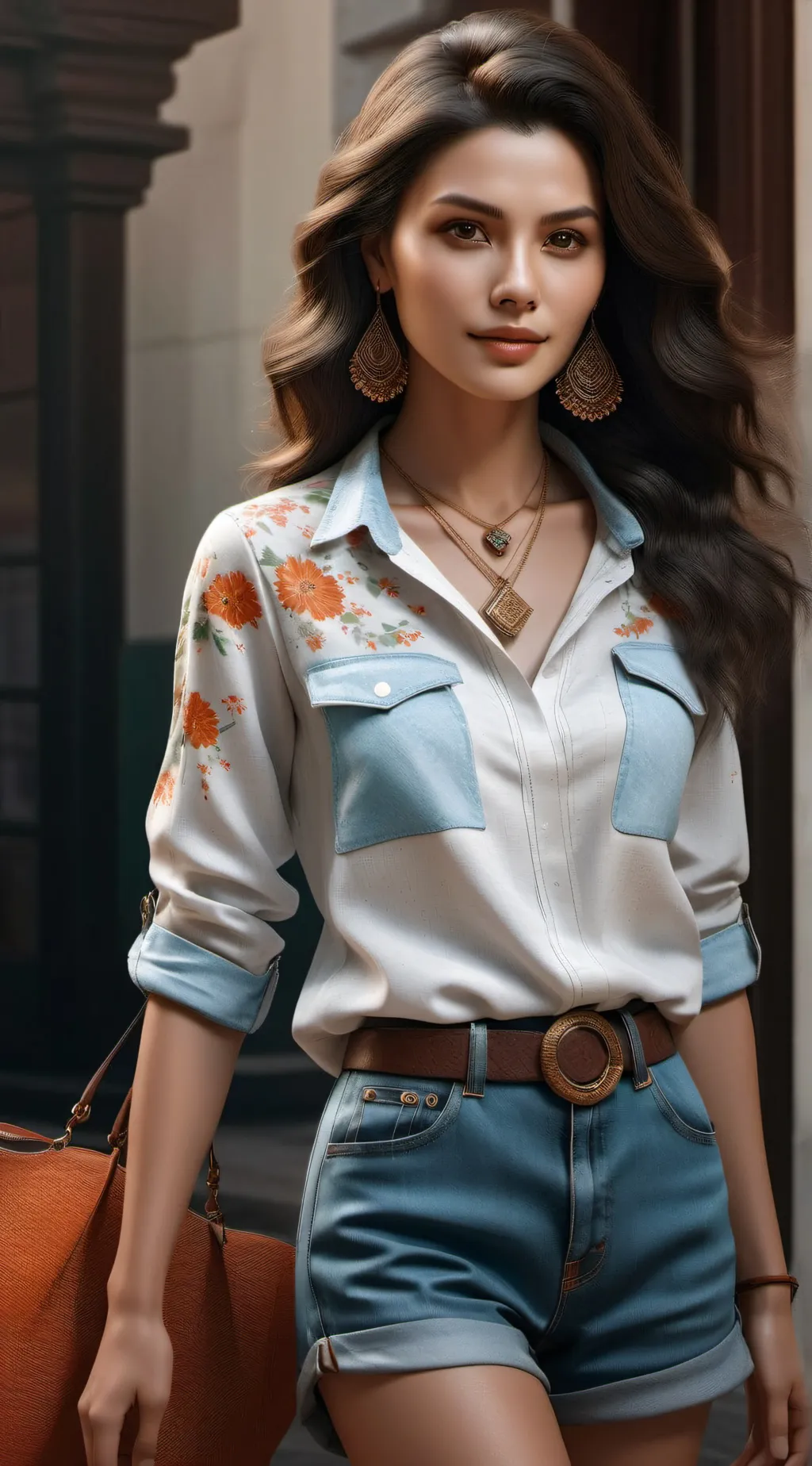 ai character: sara  background