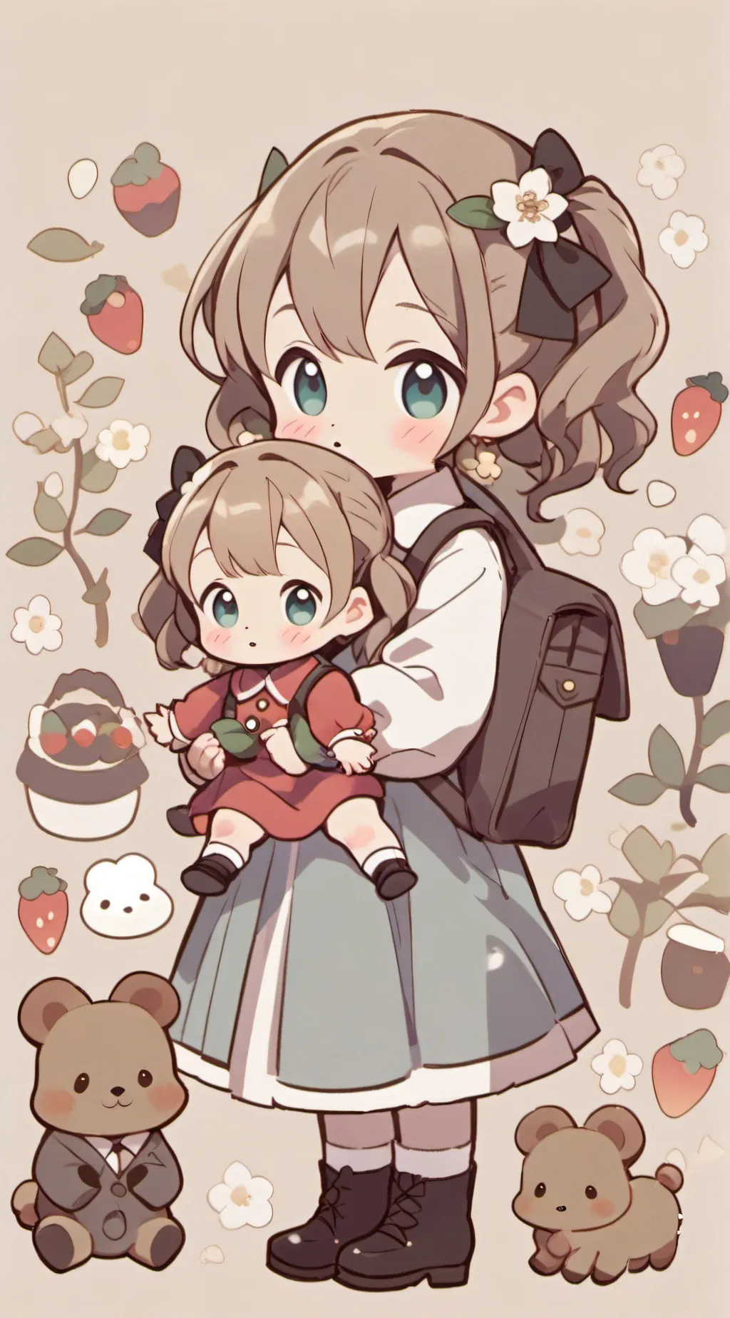 ai character: Baby girl!! background