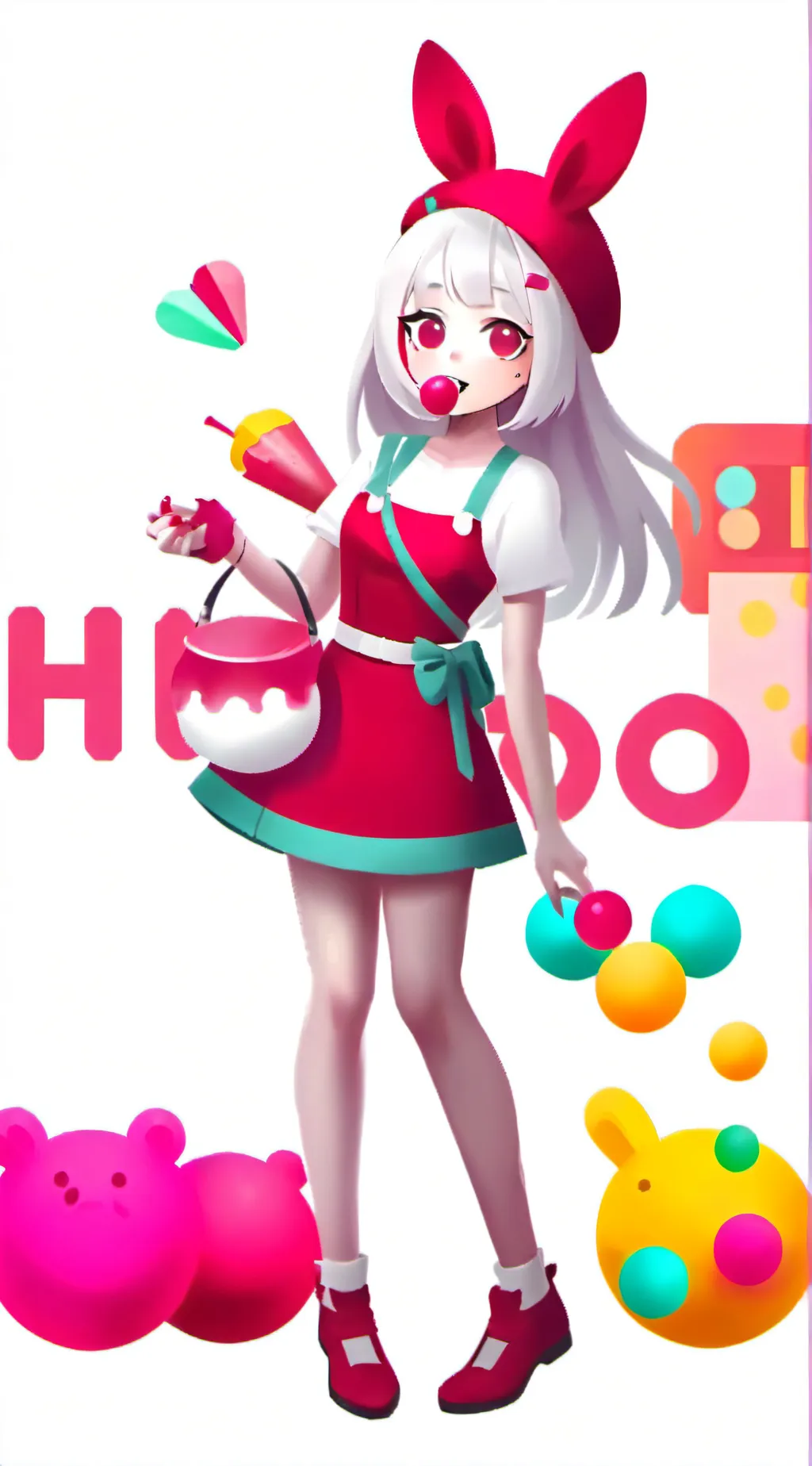 ai character: Puffping  background