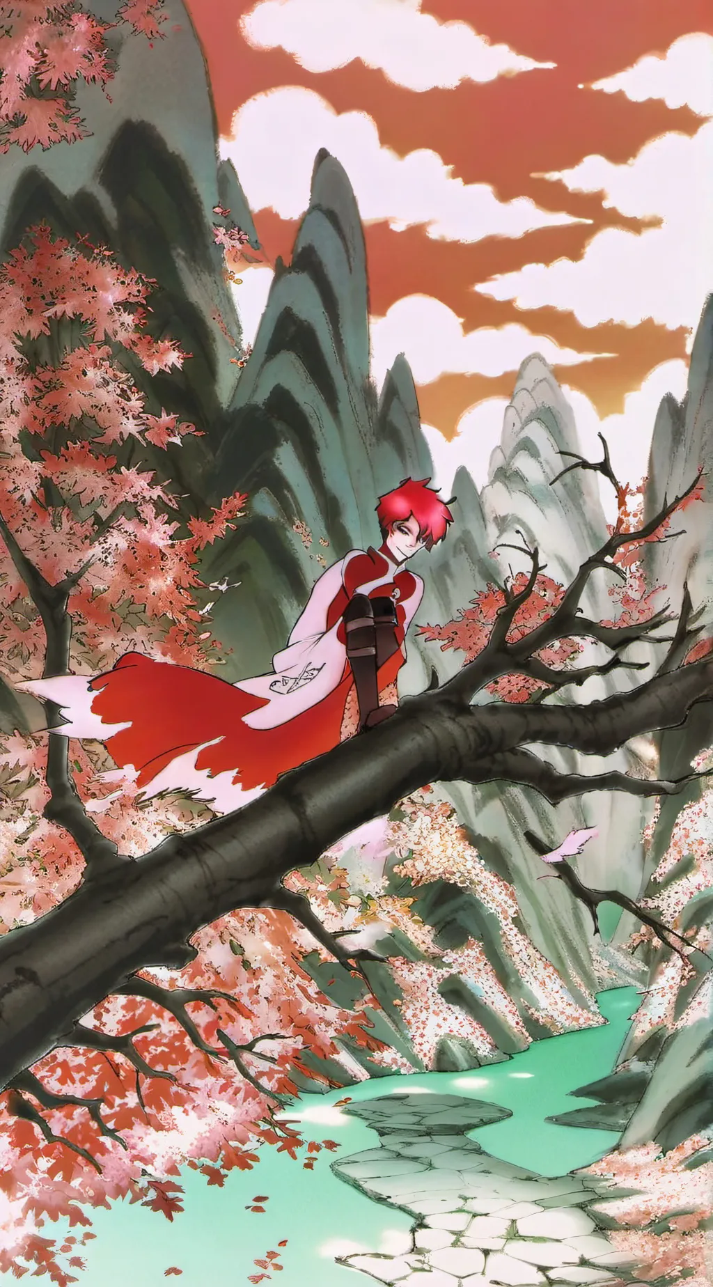 ai character: Radioapple background