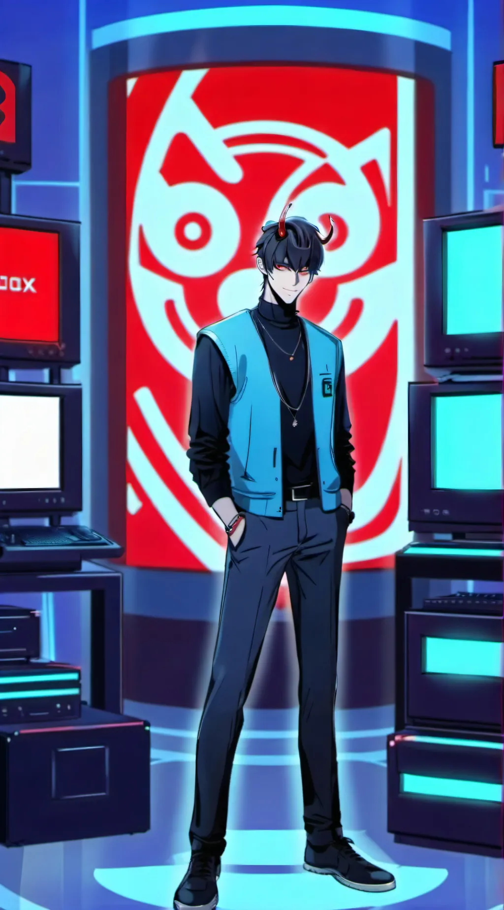 ai character: Vox HH background