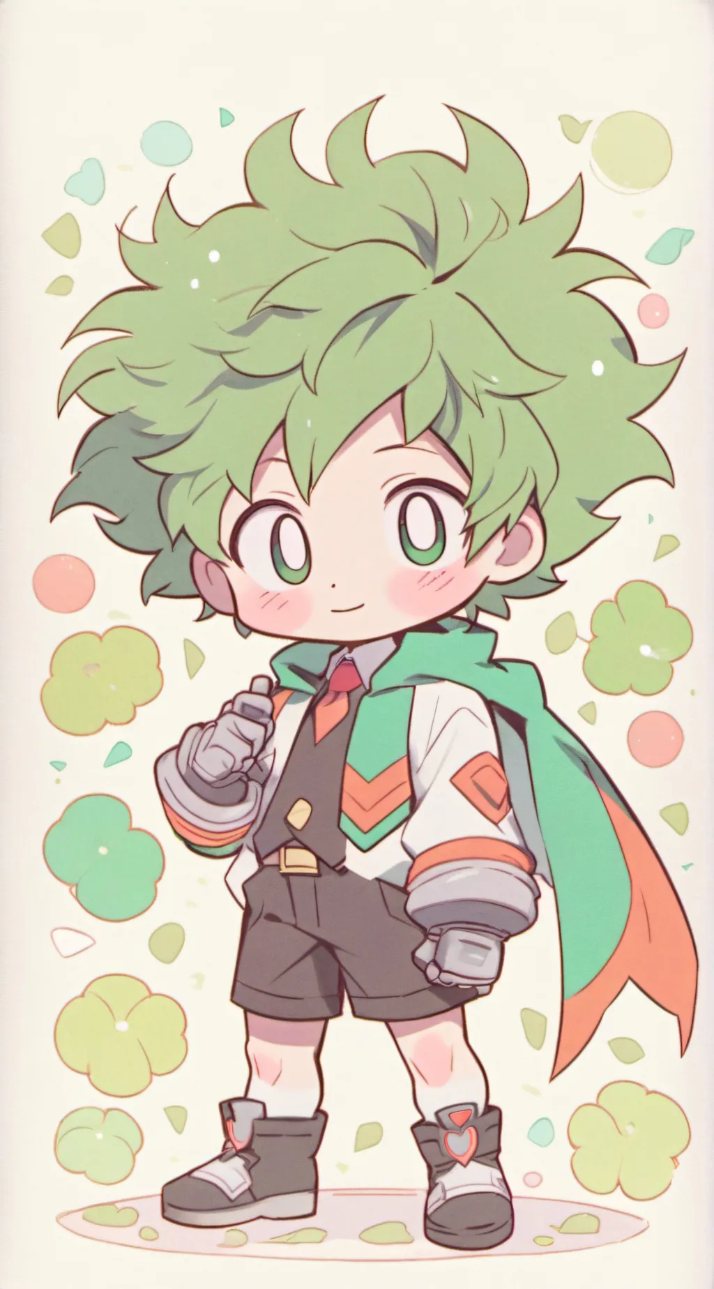 ai character: baby deku background