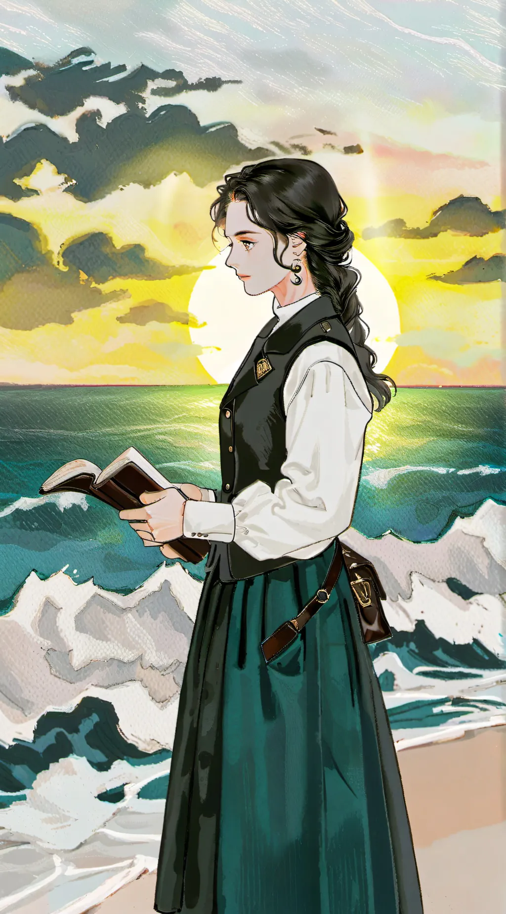 ai character: Hogwarts background