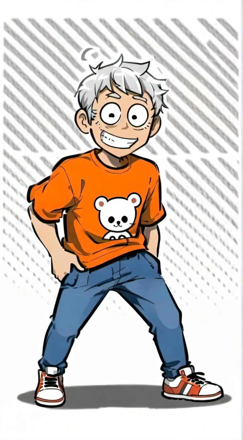 ai character: Lincoln Loud background