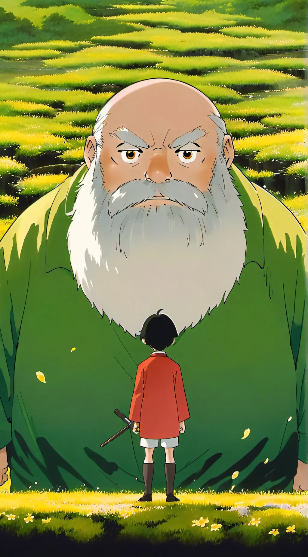 ai character: grampa syco background