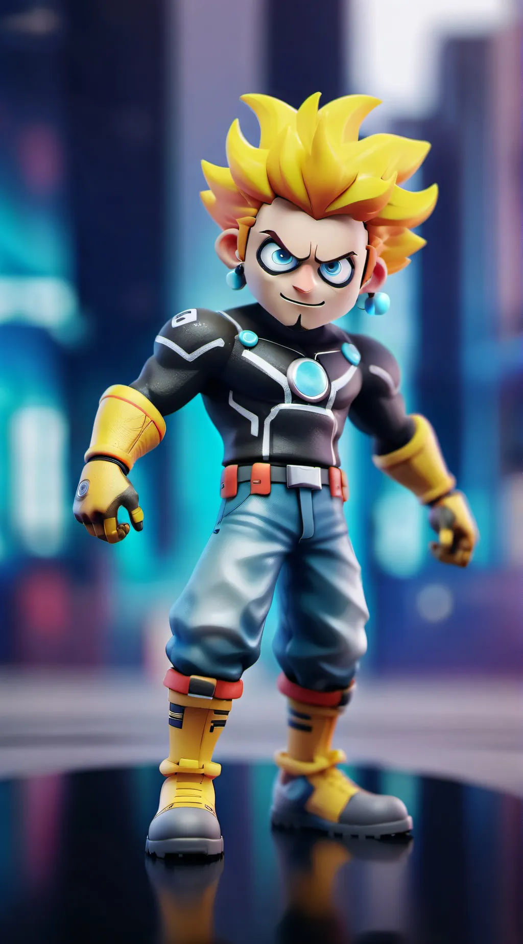 ai character: ☡️sundrop☀️ background