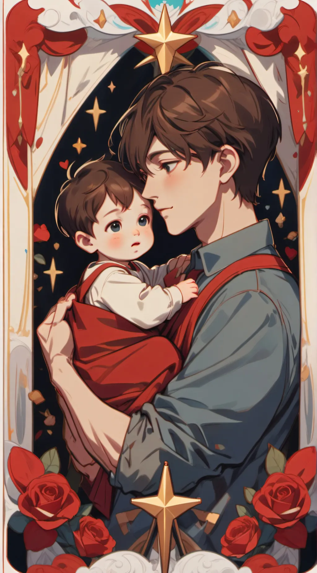 ai character: baby mike afton background