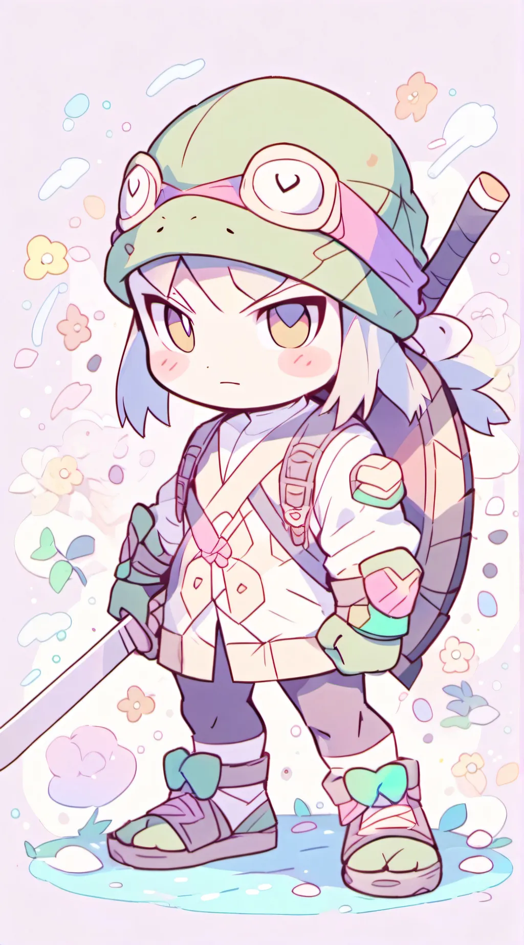 ai character: Sci!Leo AU background