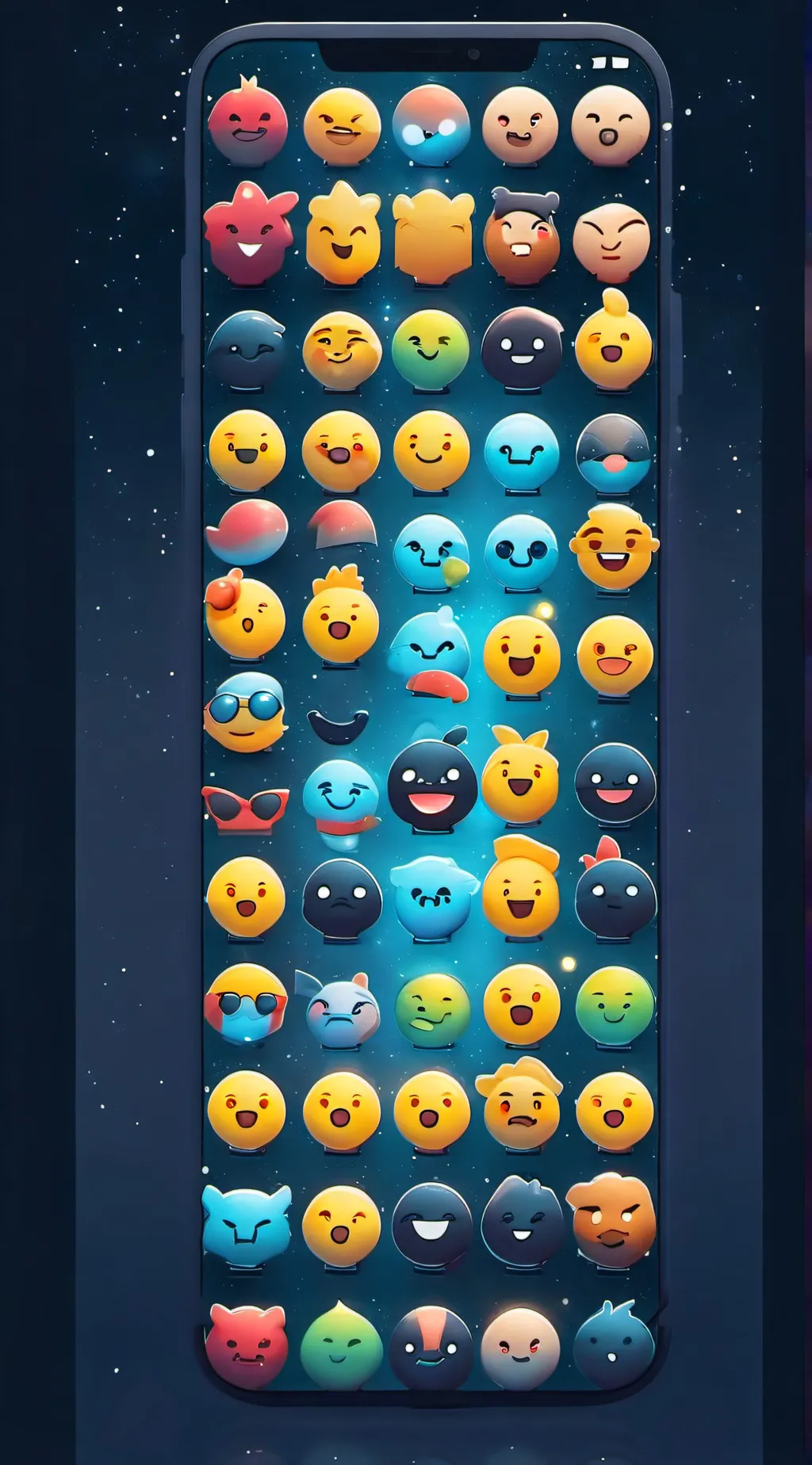 ai character: emoij talk background