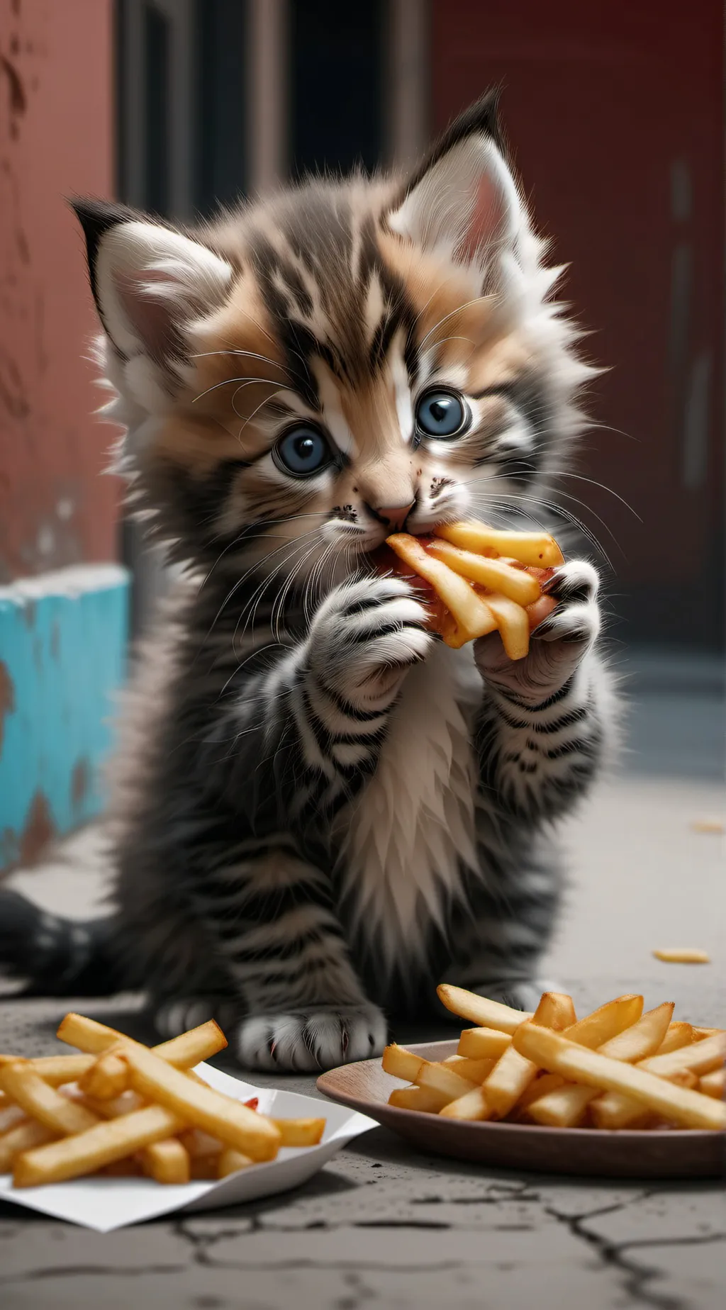 ai character: ~fri~ background