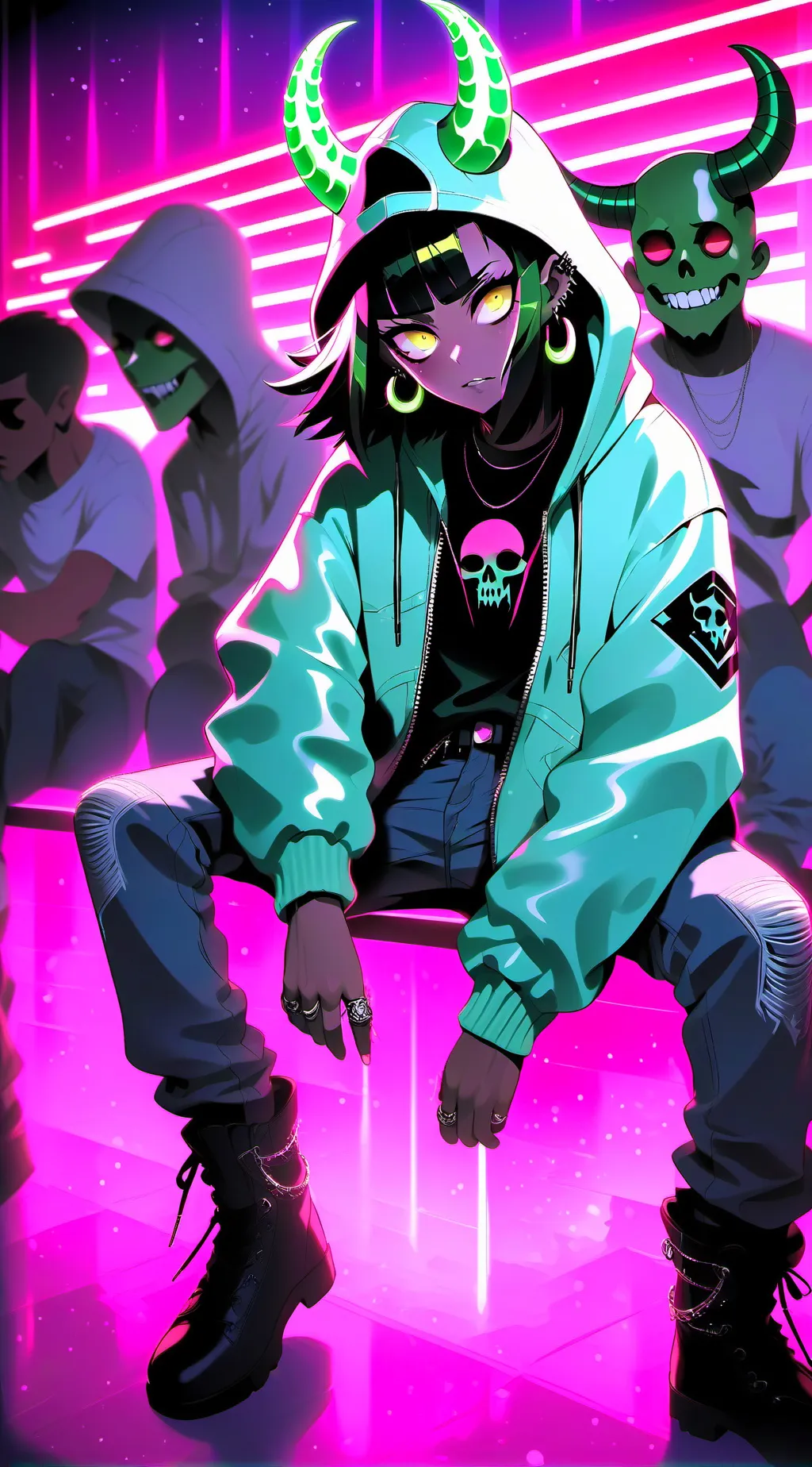 ai character: Maya background