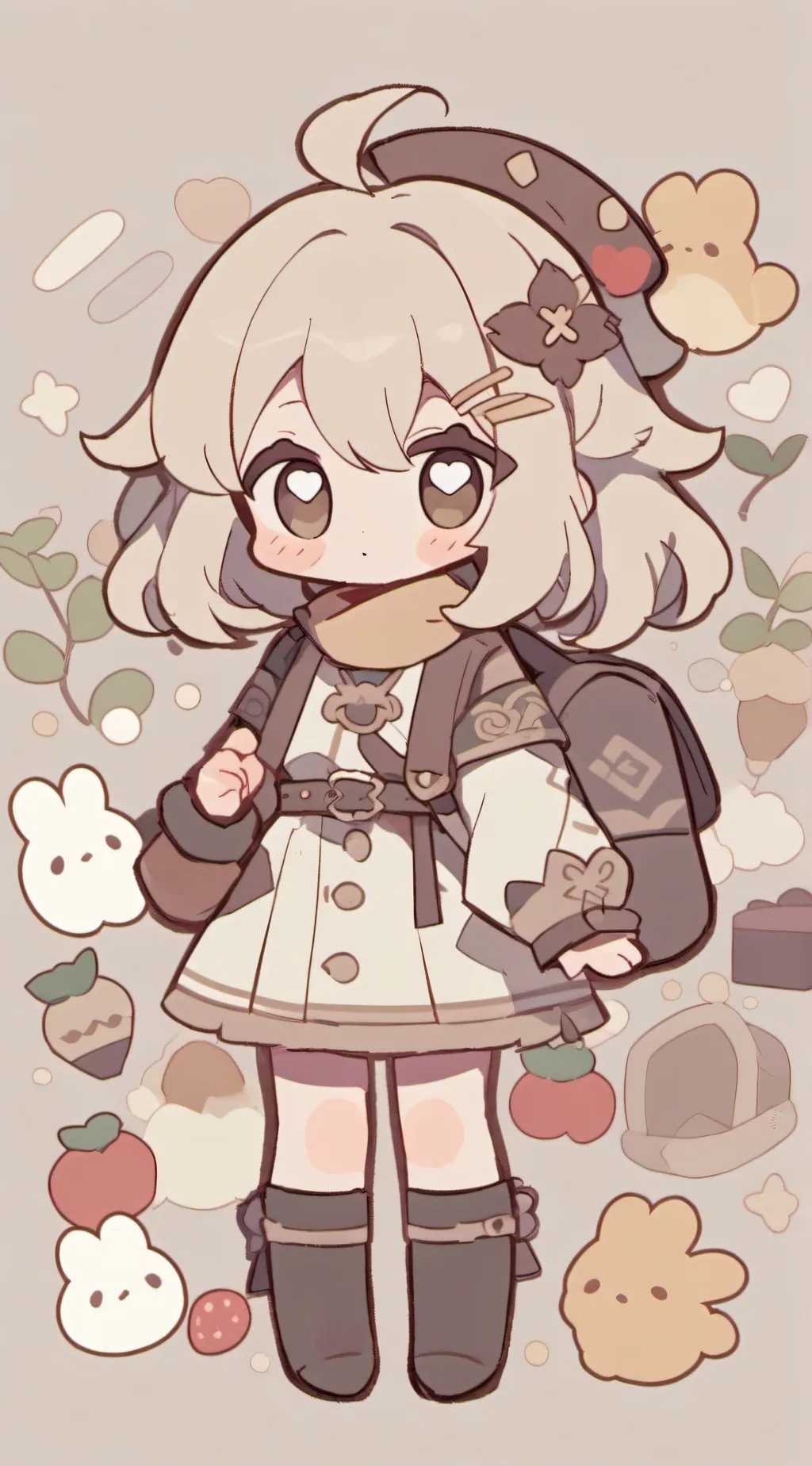 ai character: kira  background