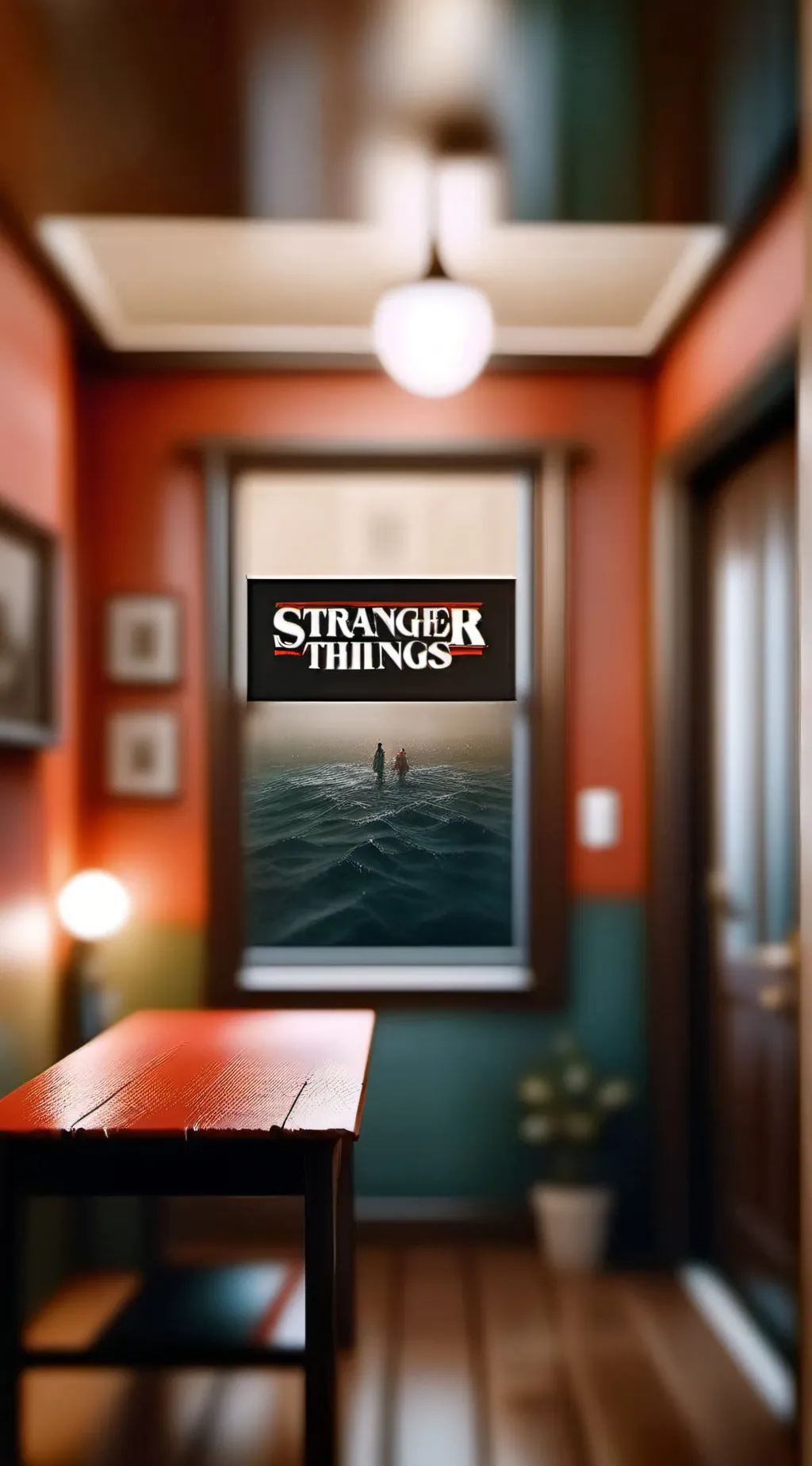 ai character: stranger things background