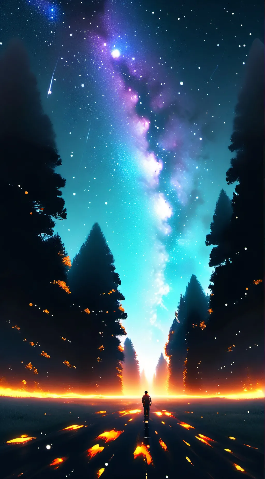 ai character: 𓆉Mha beach day!🌴🌊😎 background