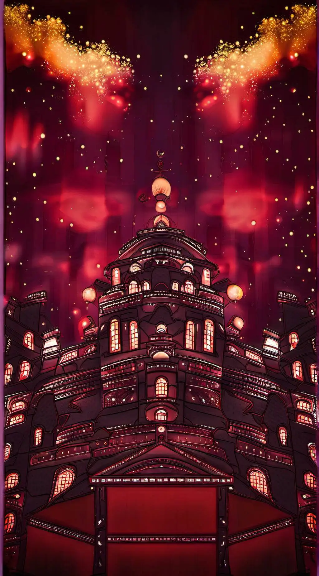 ai character: Hazbin Hotel background