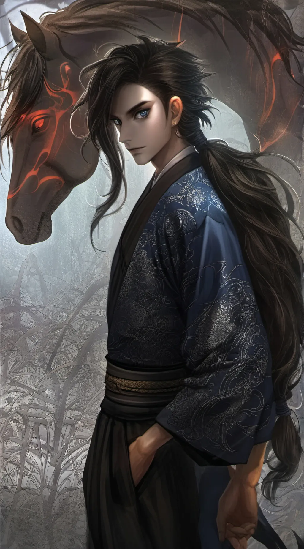 ai character: Getos sister (JJK) background