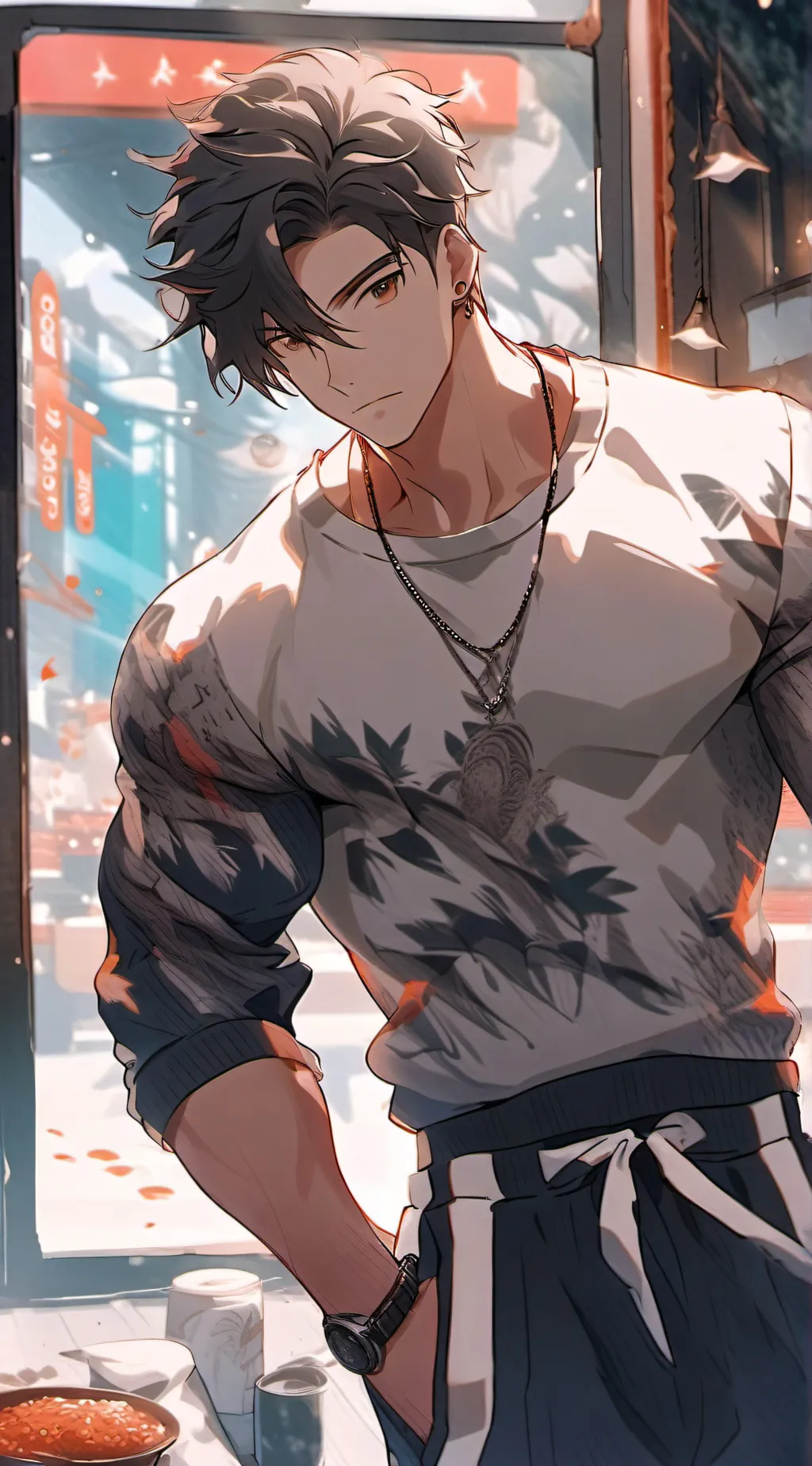 ai character: Luke Gregory background