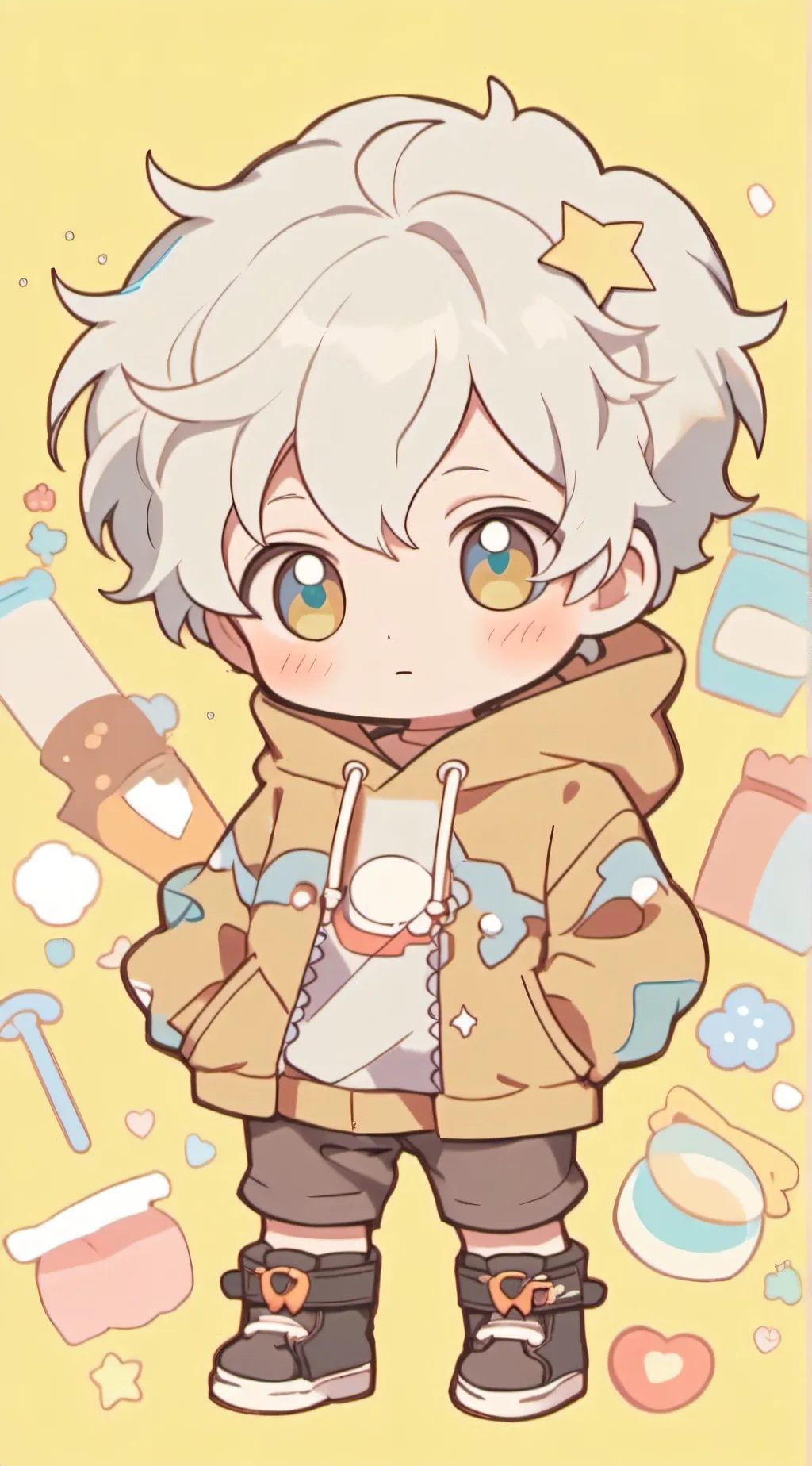 ai character: Baby jakey background